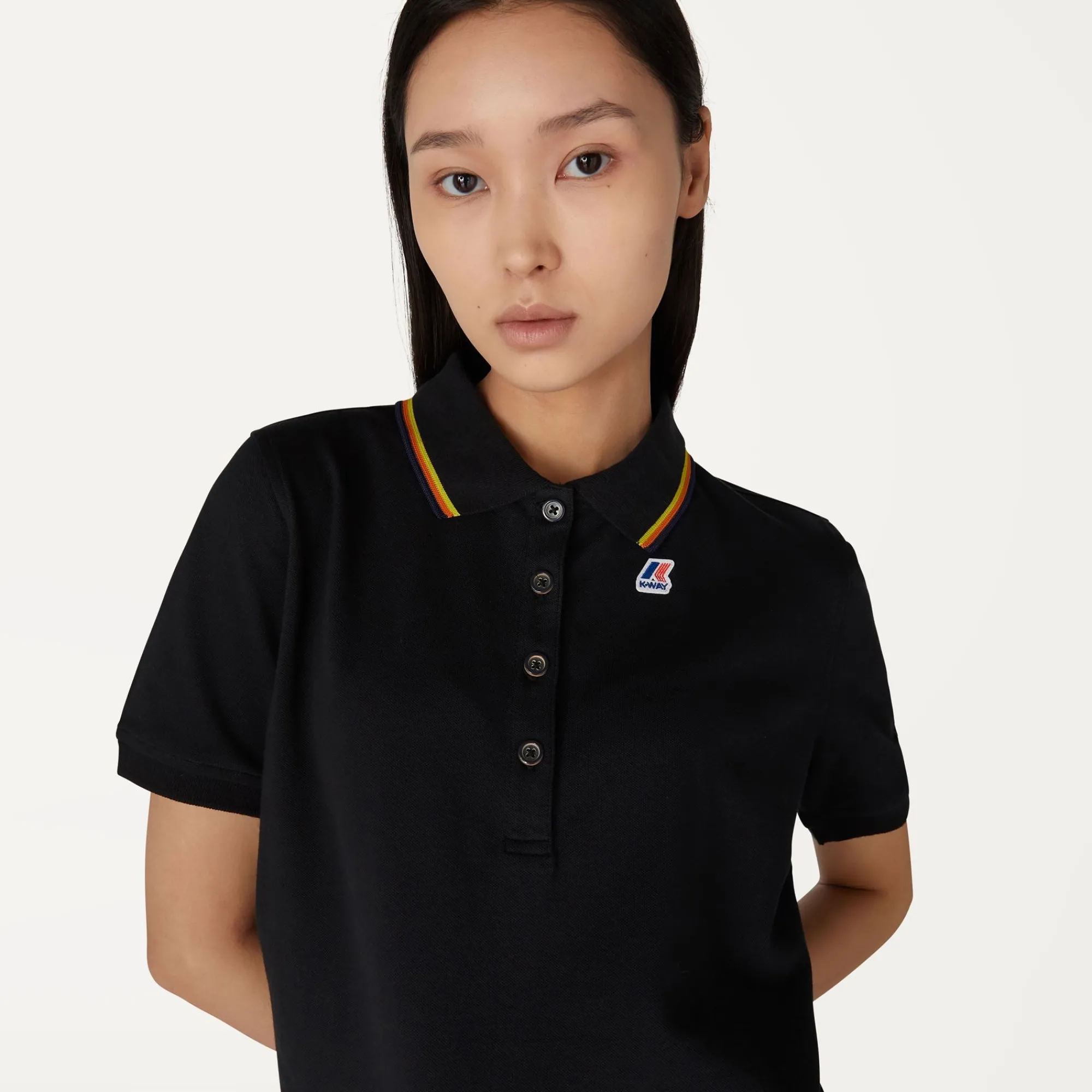 Donna K-Way Polo^ALI STRETCH