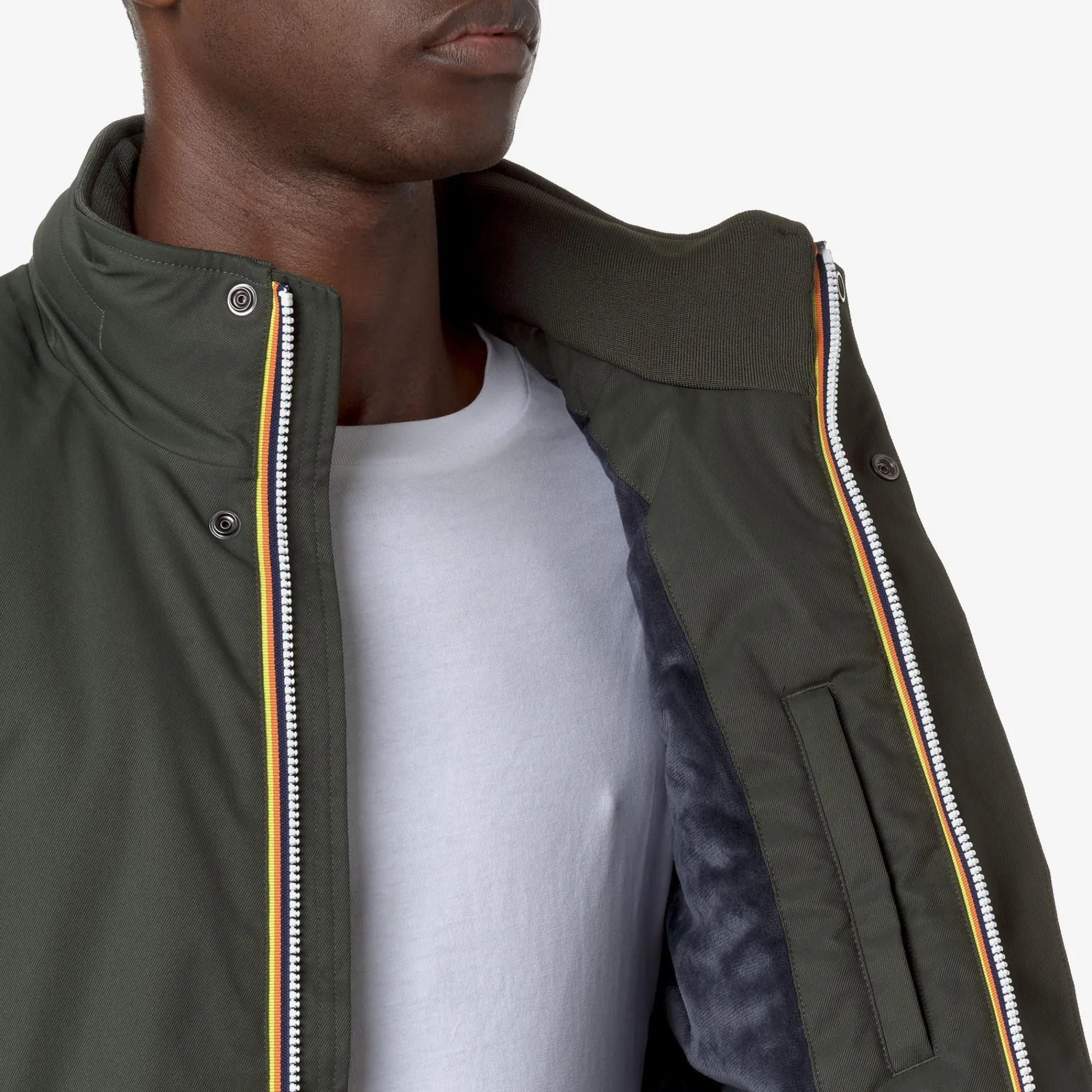 Uomo K-Way Giacche Corte^AMAURY TWILL MARMOTTA