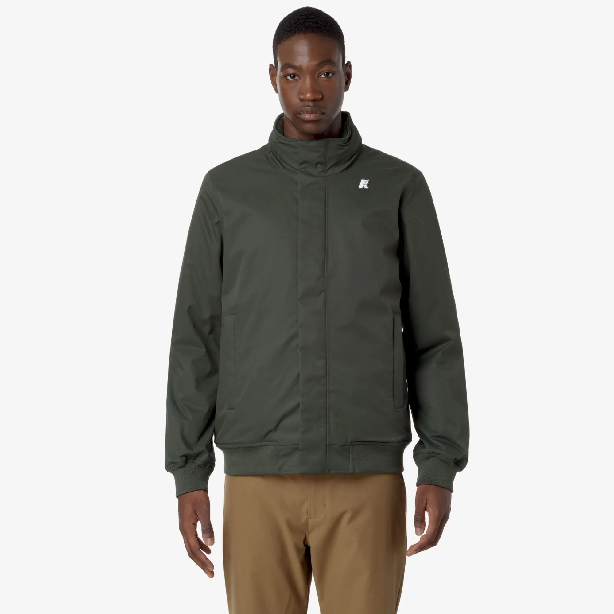 Uomo K-Way Giacche Corte^AMAURY TWILL MARMOTTA
