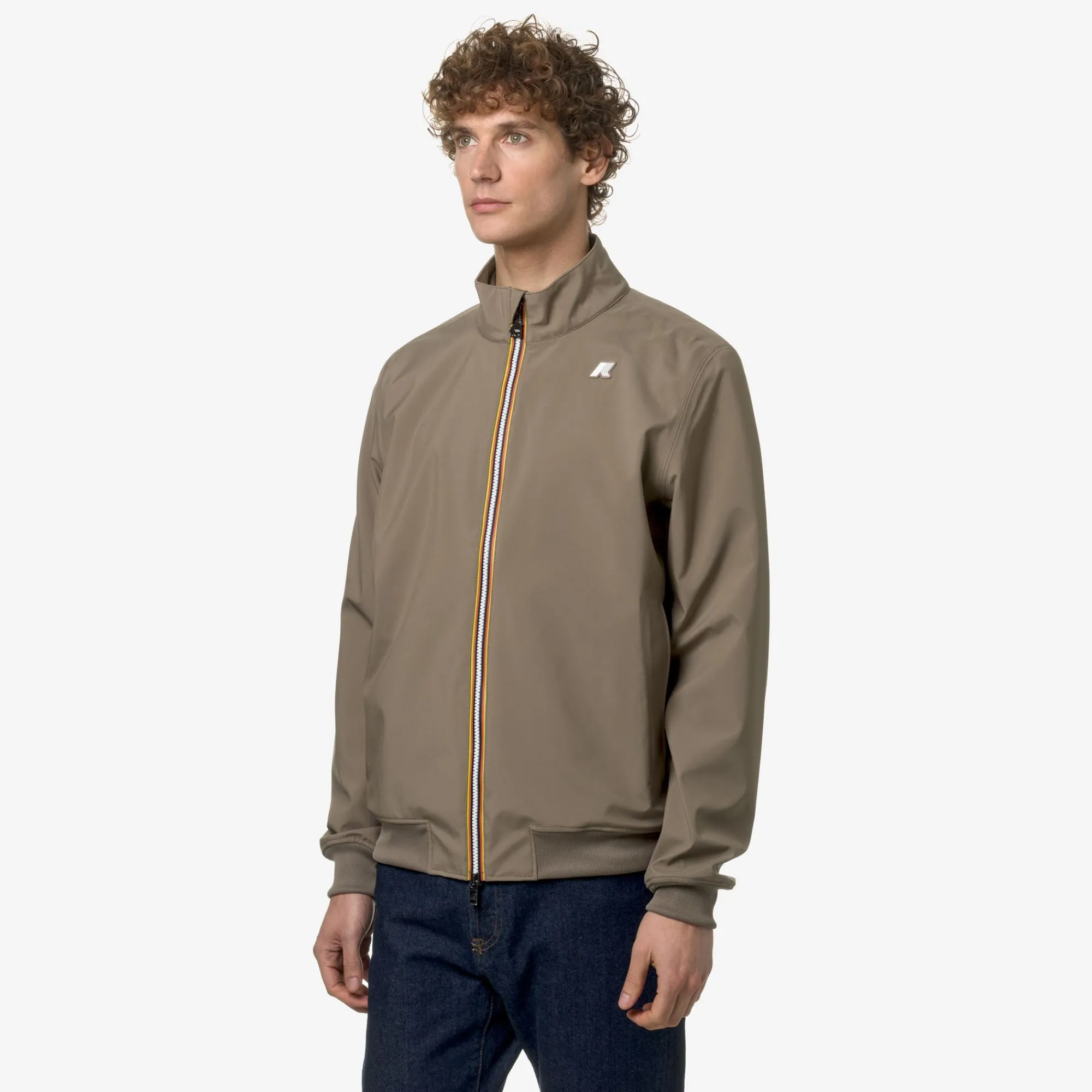 Uomo K-Way Giacche Corte^ARSENE BONDED JERSEY