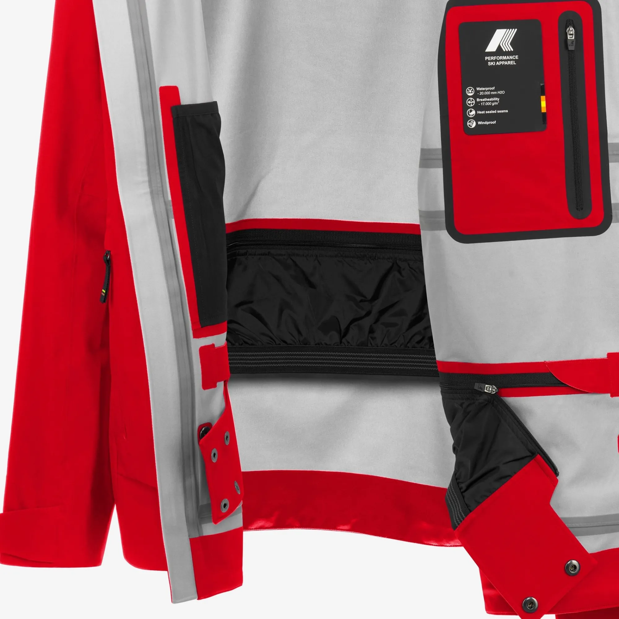 Uomo K-Way Piumini E Giacche Lunghe^BOZEL 3 LAYERS