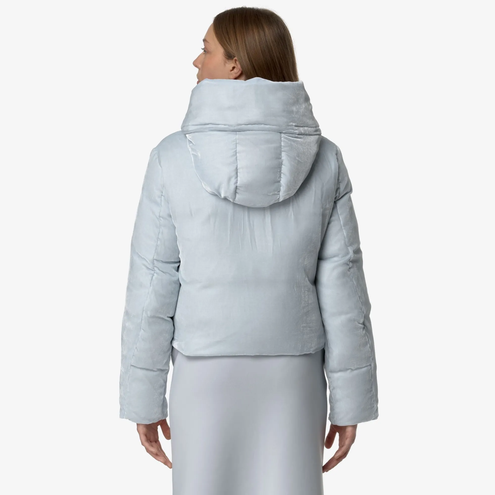 Donna K-Way Giacche Corte^BRIEN VELVET THERMO REVERSIBLE