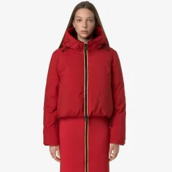 Donna K-Way Giacche Corte^BRIEN VELVET THERMO REVERSIBLE