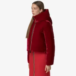 Donna K-Way Giacche Corte^BRIEN VELVET THERMO REVERSIBLE