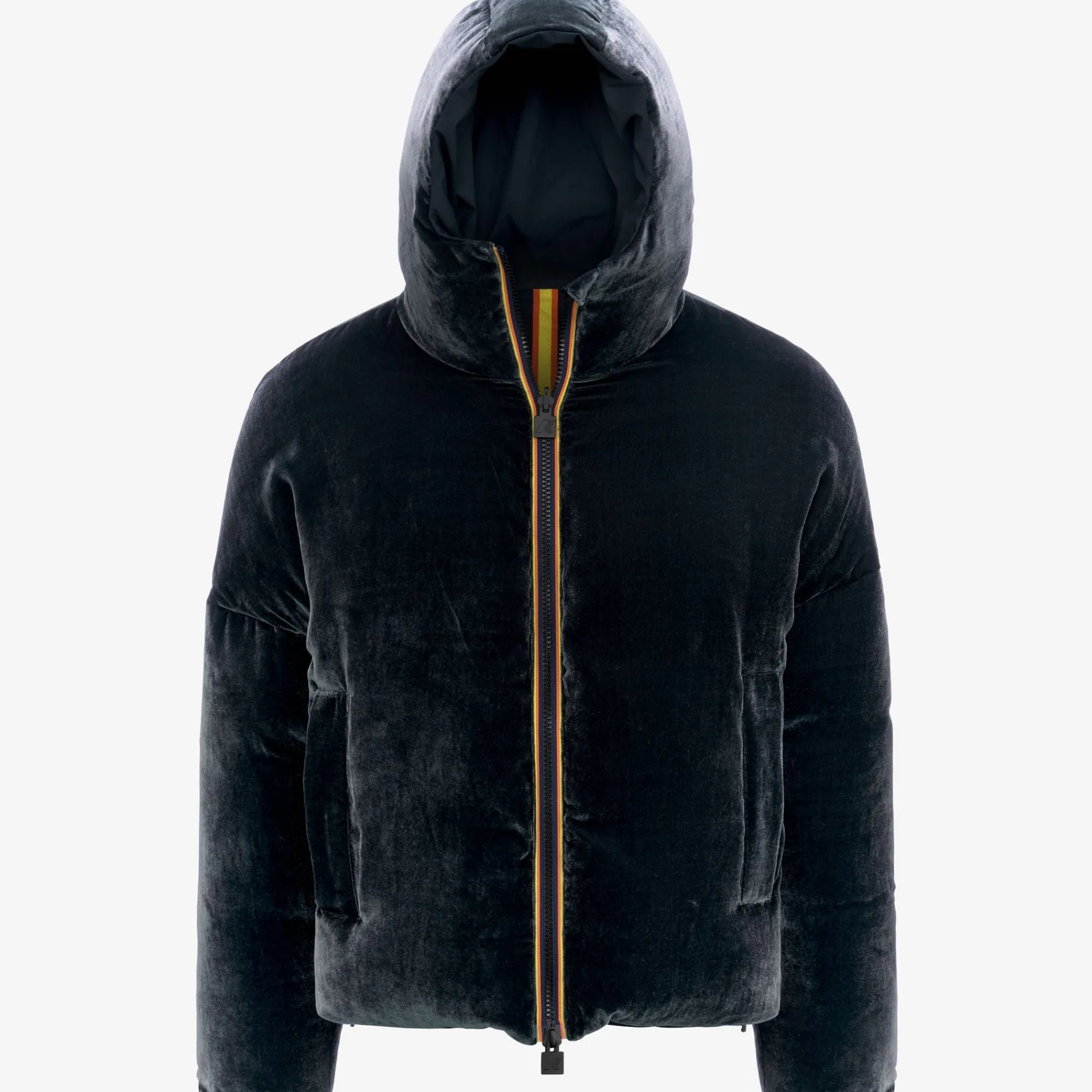Uomo K-Way Giacche Corte^CLAUDER VELVET THERMO REVERSIBLE