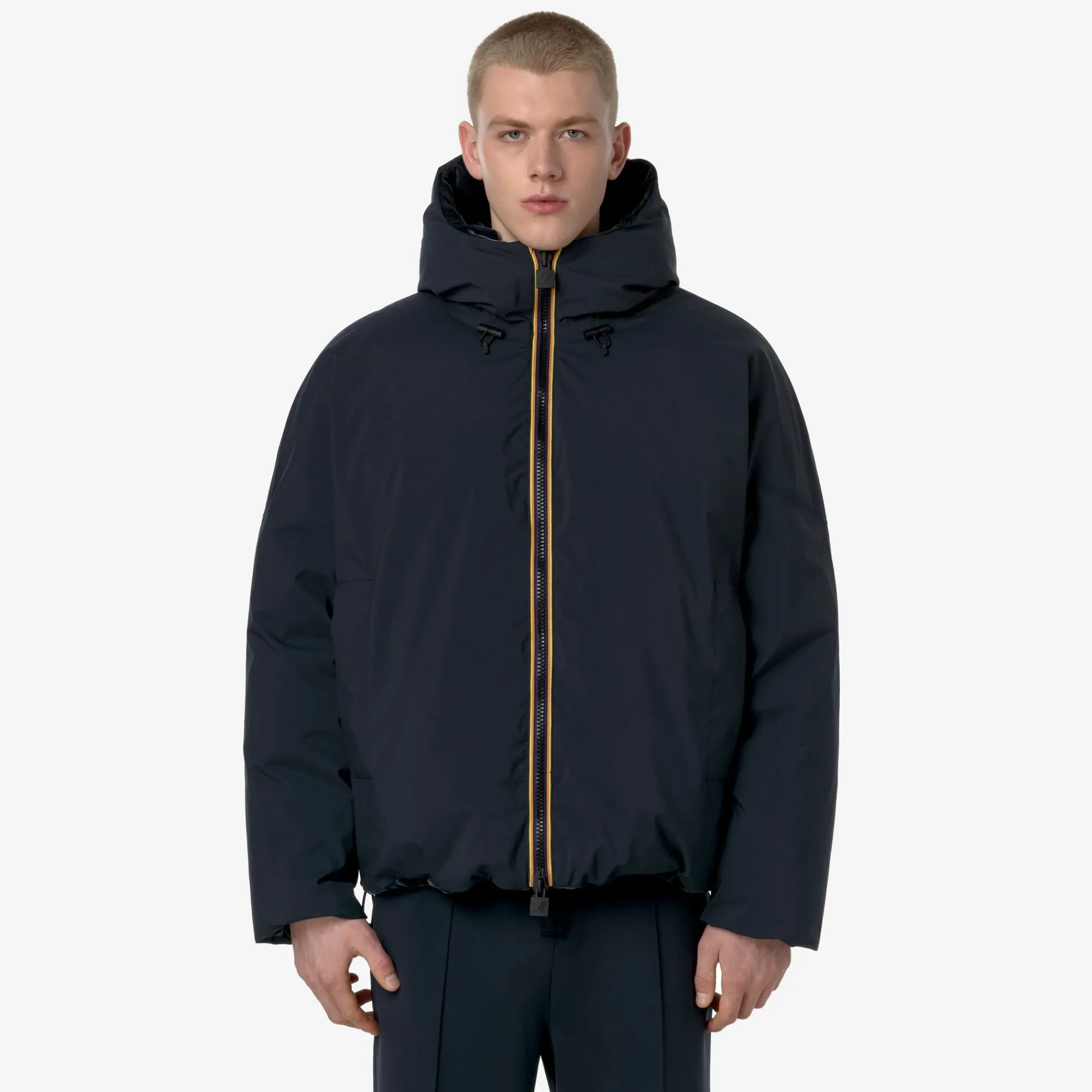 Uomo K-Way Giacche Corte^CLAUDER VELVET THERMO REVERSIBLE