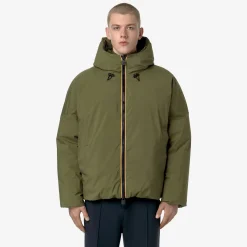 Uomo K-Way Giacche Corte^CLAUDER VELVET THERMO REVERSIBLE