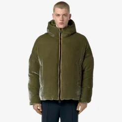 Uomo K-Way Giacche Corte^CLAUDER VELVET THERMO REVERSIBLE