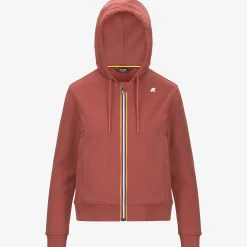 Donna K-Way Felpe^DELINE FLEECE PEACH