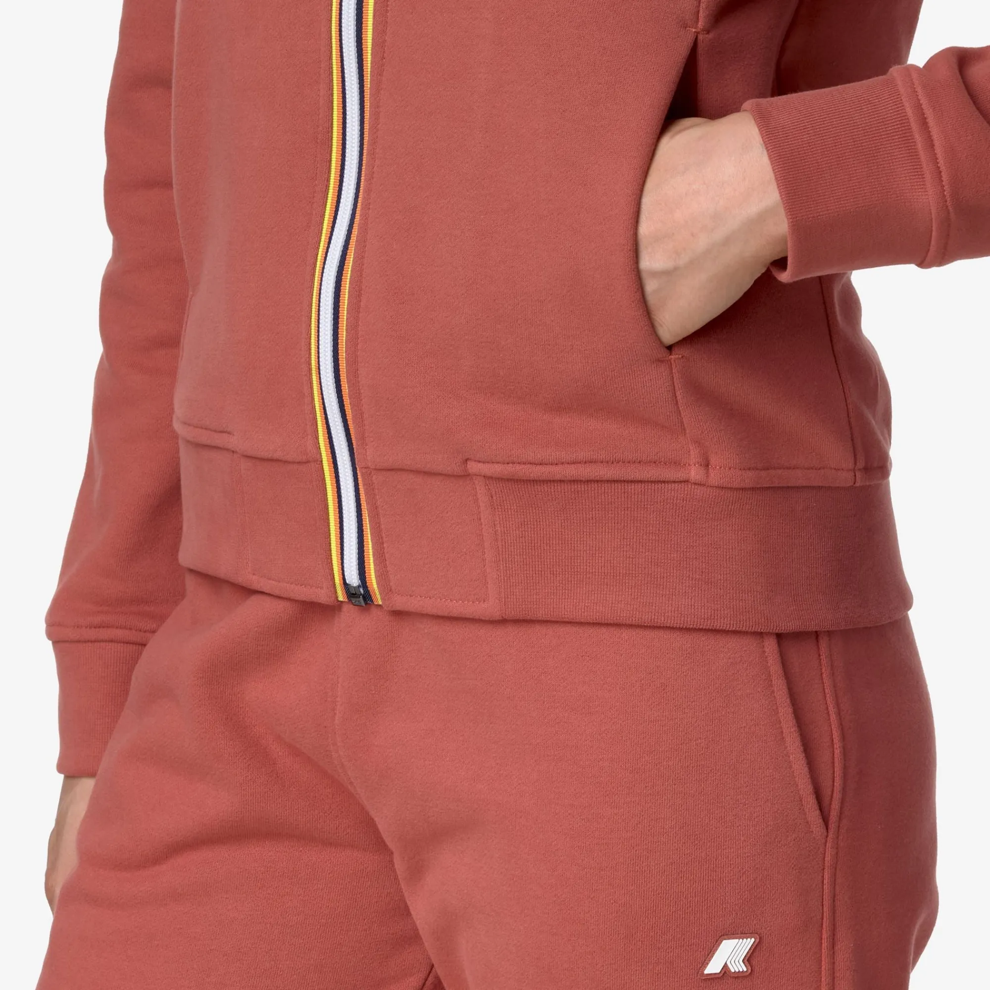 Donna K-Way Felpe^DELINE FLEECE PEACH