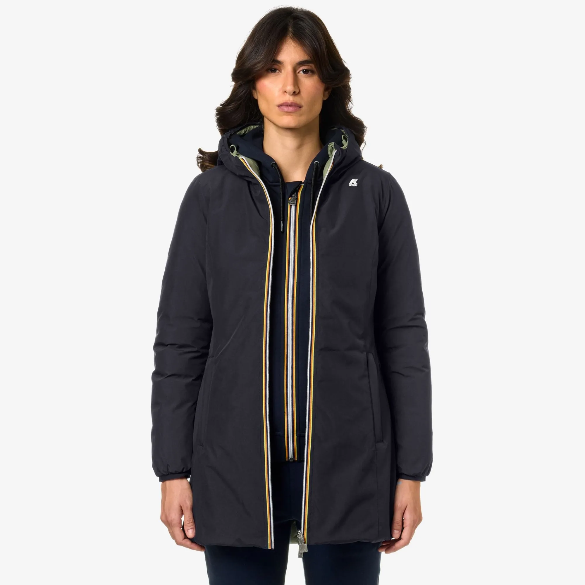 Donna K-Way Piumini E Giacche Lunghe^DENISE ST THERMO REVERSIBLE