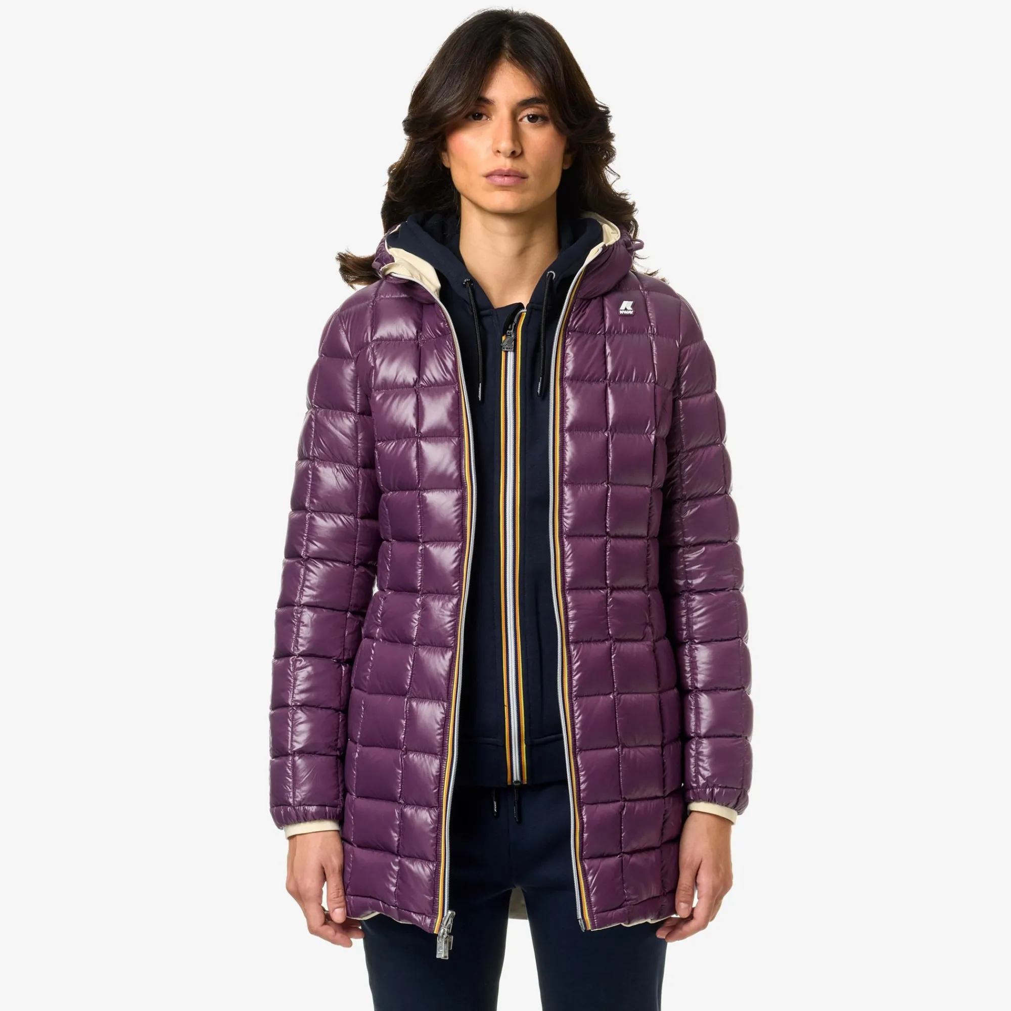 Donna K-Way Piumini E Giacche Lunghe^DENISE ST THERMO REVERSIBLE