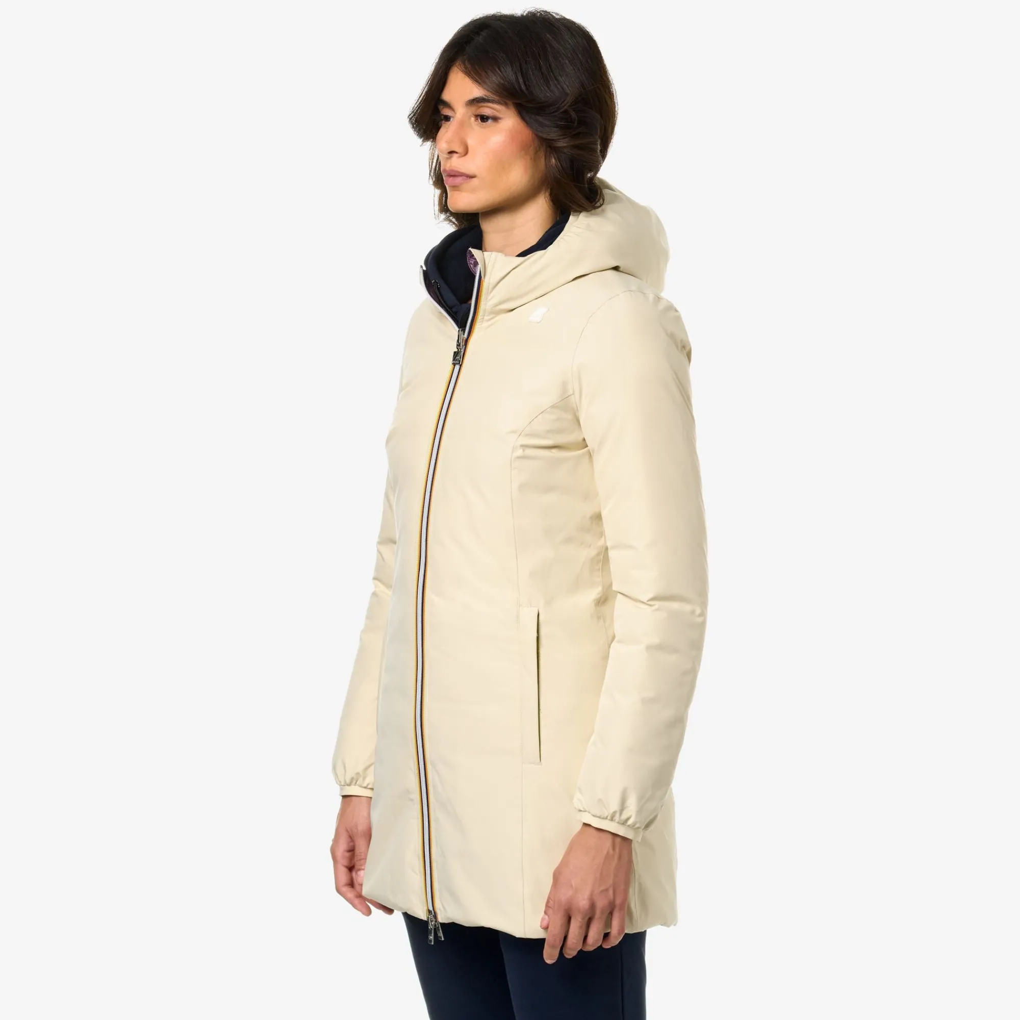 Donna K-Way Piumini E Giacche Lunghe^DENISE ST THERMO REVERSIBLE