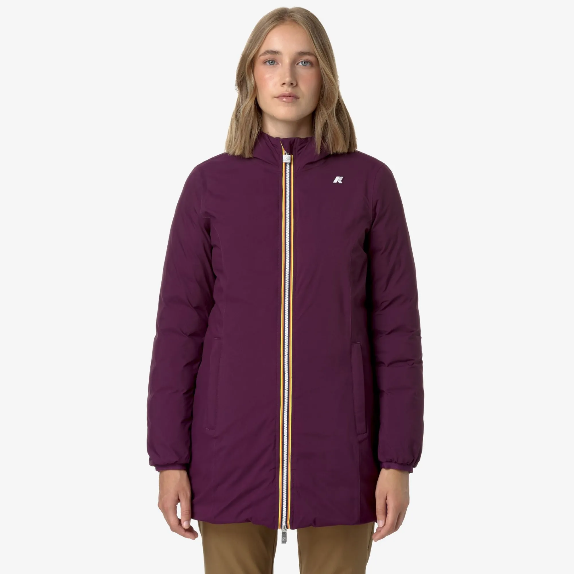Donna K-Way Piumini E Giacche Lunghe^DENISE ST THERMO REVERSIBLE
