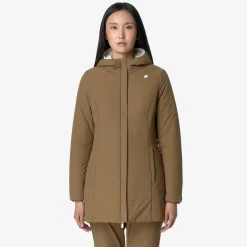 Donna K-Way Piumini E Giacche Lunghe^DENISE ST WARM REVERSIBLE