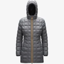 Donna K-Way Piumini E Giacche Lunghe^DENISE THERMO PLUS.2 REVERSIBLE