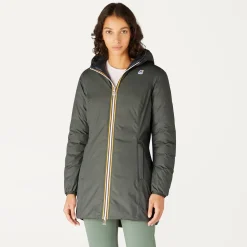 Donna K-Way Piumini E Giacche Lunghe^DENISE THERMO PLUS.2 REVERSIBLE