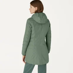 Donna K-Way Piumini E Giacche Lunghe^DENISE THERMO PLUS.2 REVERSIBLE