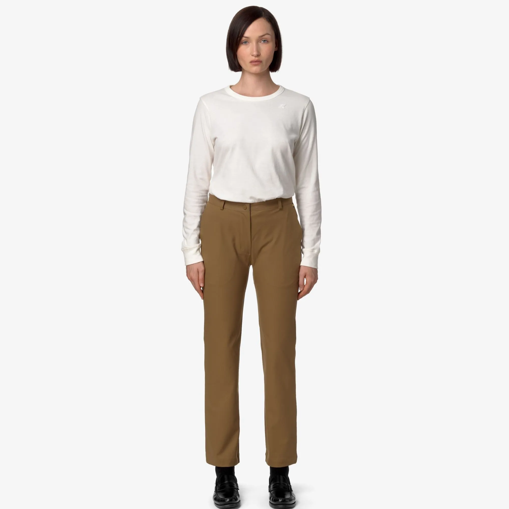 Donna K-Way Pantaloni^ELAISE TWILL PEACH