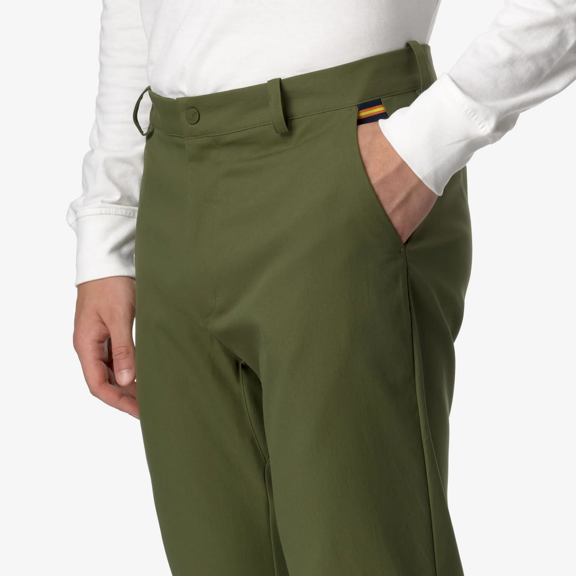 Donna K-Way Pantaloni|Pantaloni^ELIA TWILL PEACH