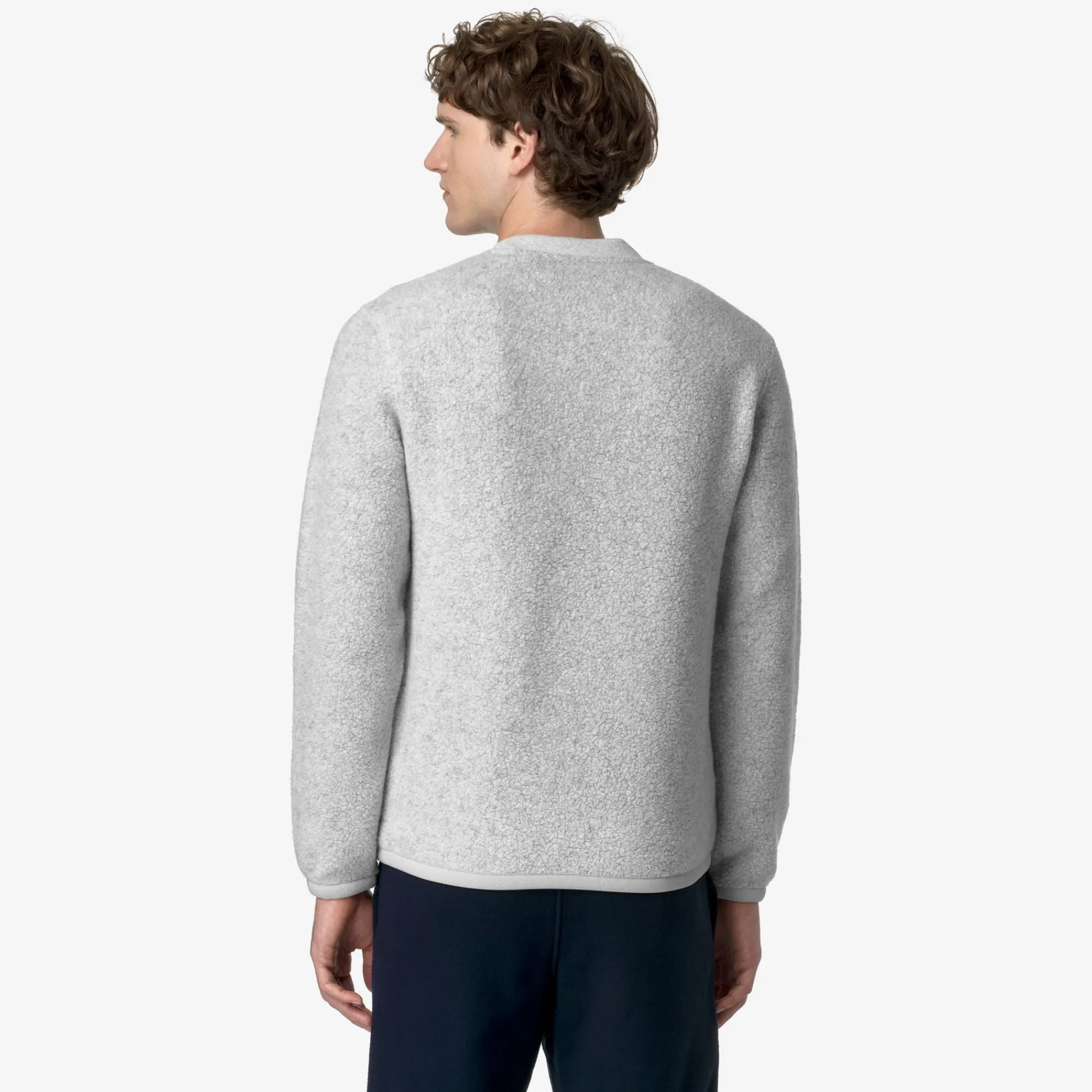Uomo K-Way Felpe^EROUND WOOL FLEECE