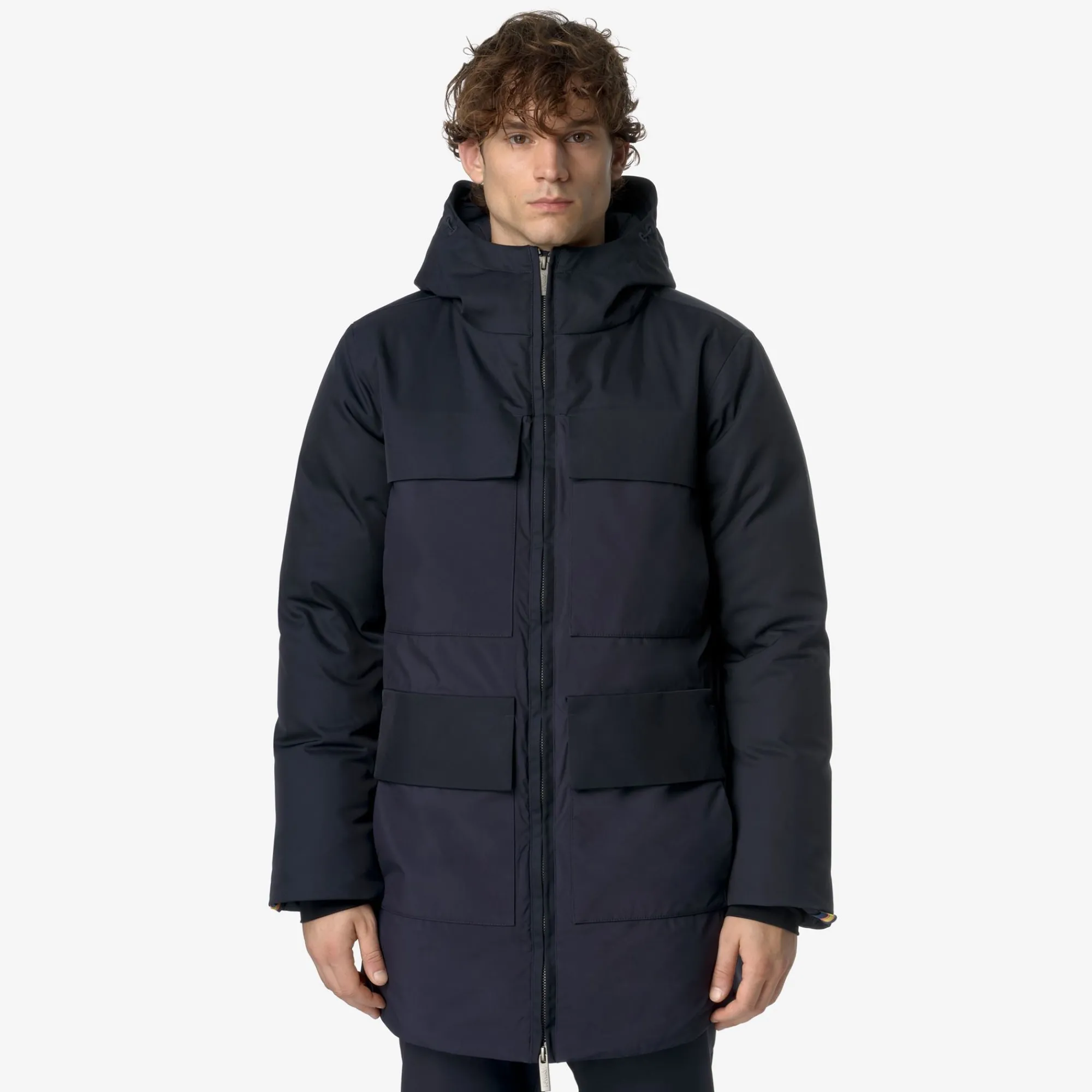 Uomo K-Way Piumini E Giacche Lunghe^HODEL FABRIC MIX