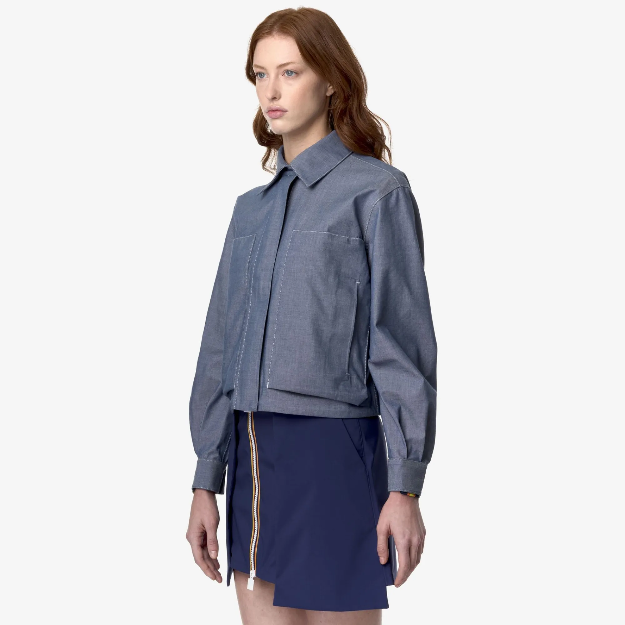 Donna K-Way Giacche Corte^ISARTHE CHAMBRAY 3L