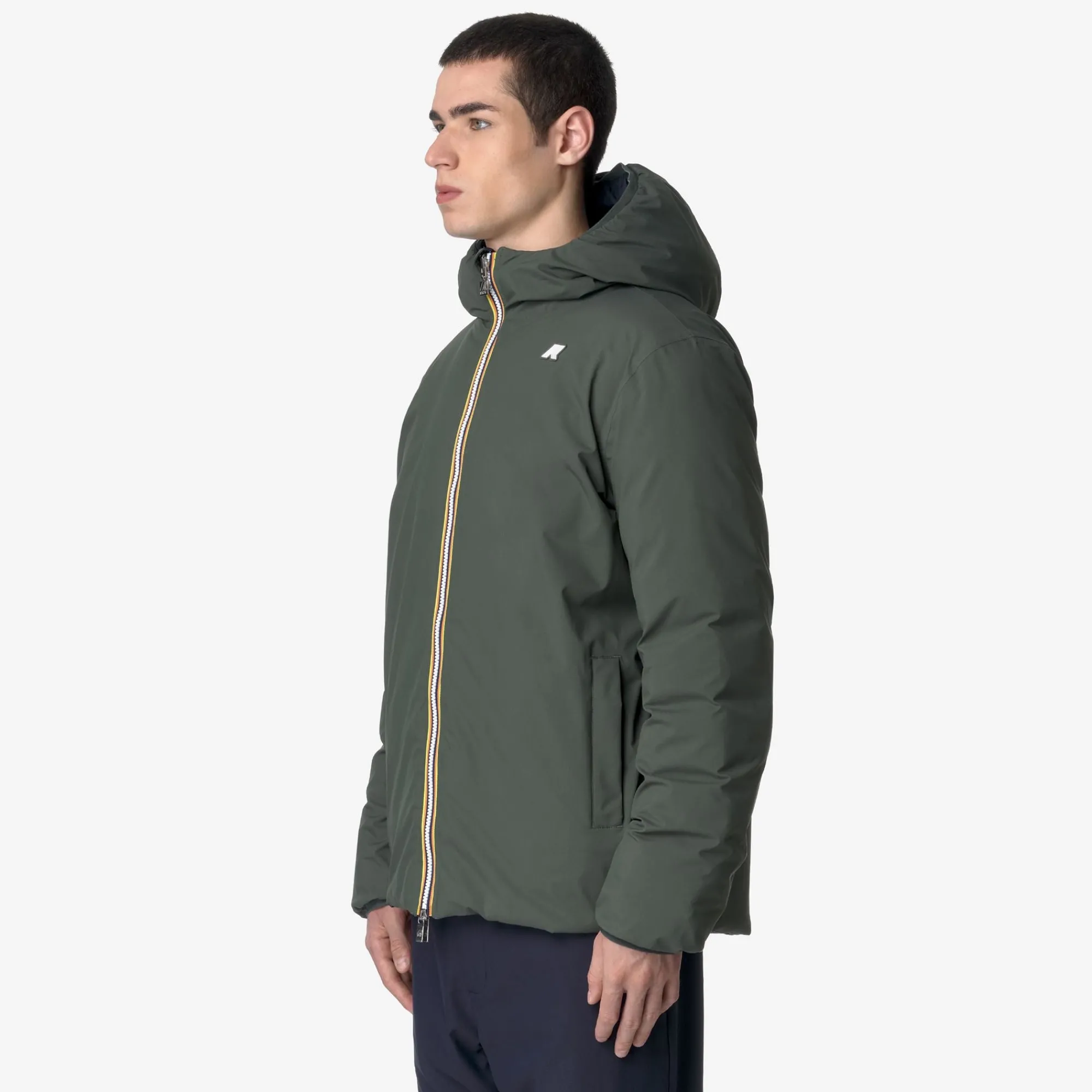 Uomo K-Way Giacche Corte^JACK ST THERMO REVERSIBLE