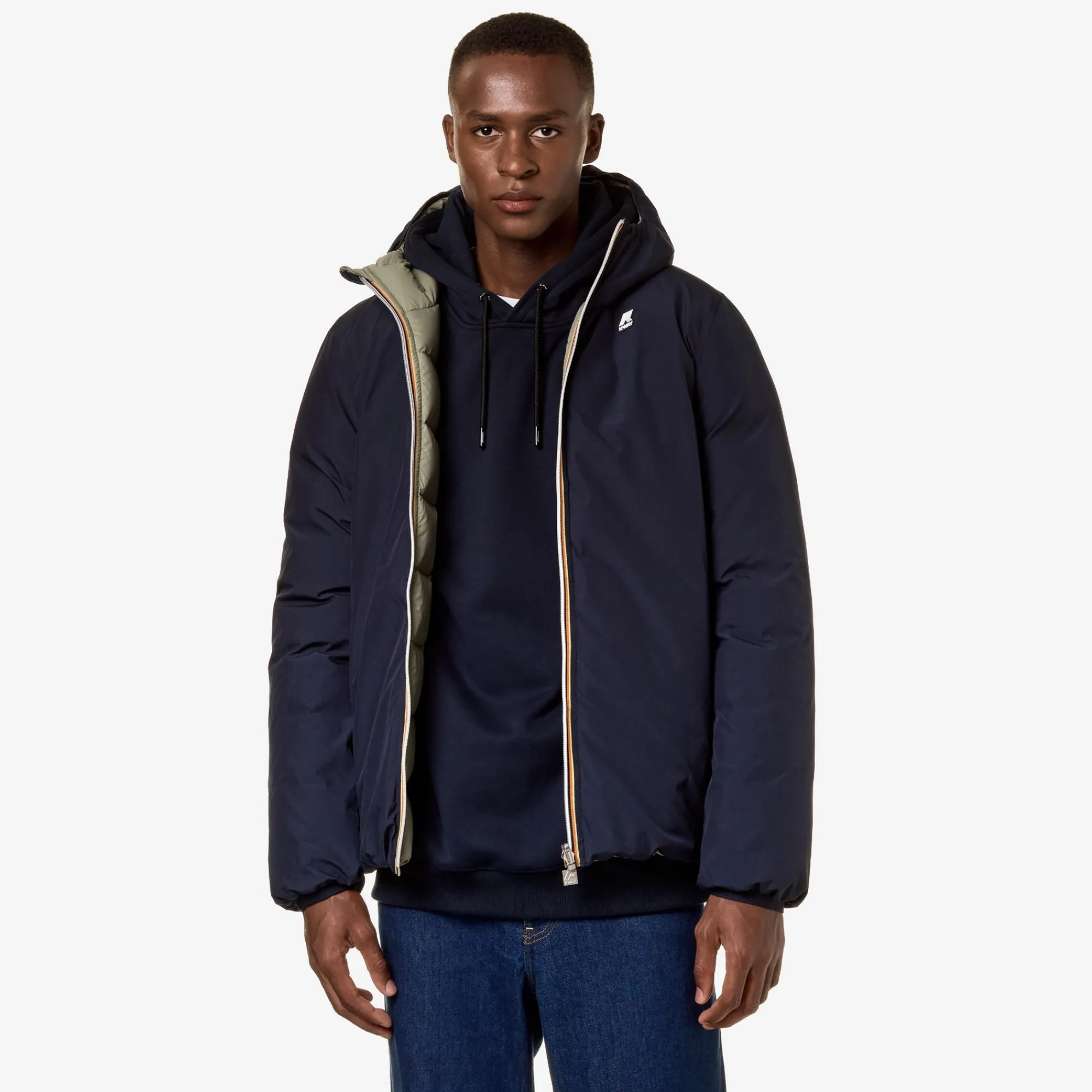 Uomo K-Way Giacche Corte^JACK ST THERMO REVERSIBLE