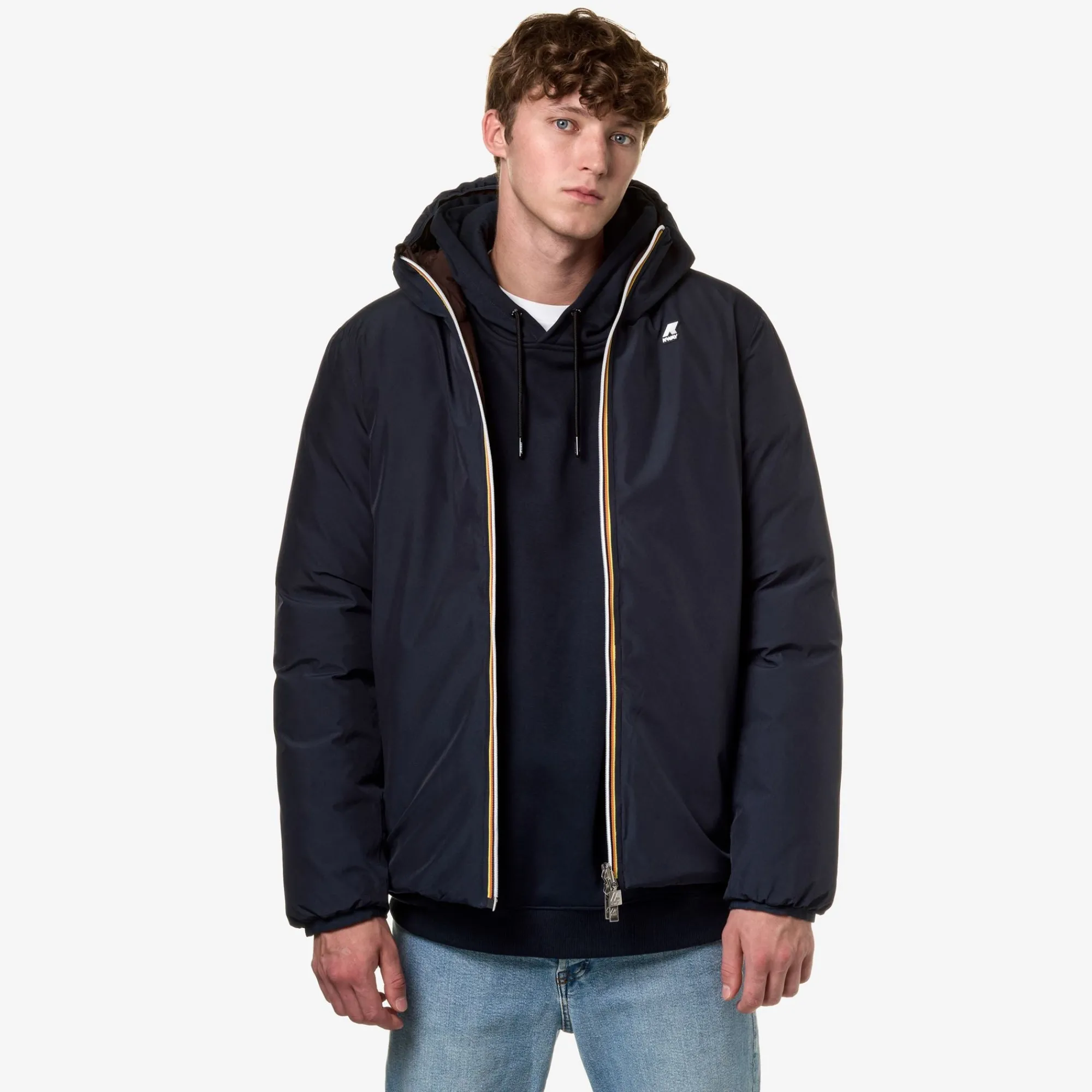 Uomo K-Way Giacche Corte^JACK ST THERMO REVERSIBLE