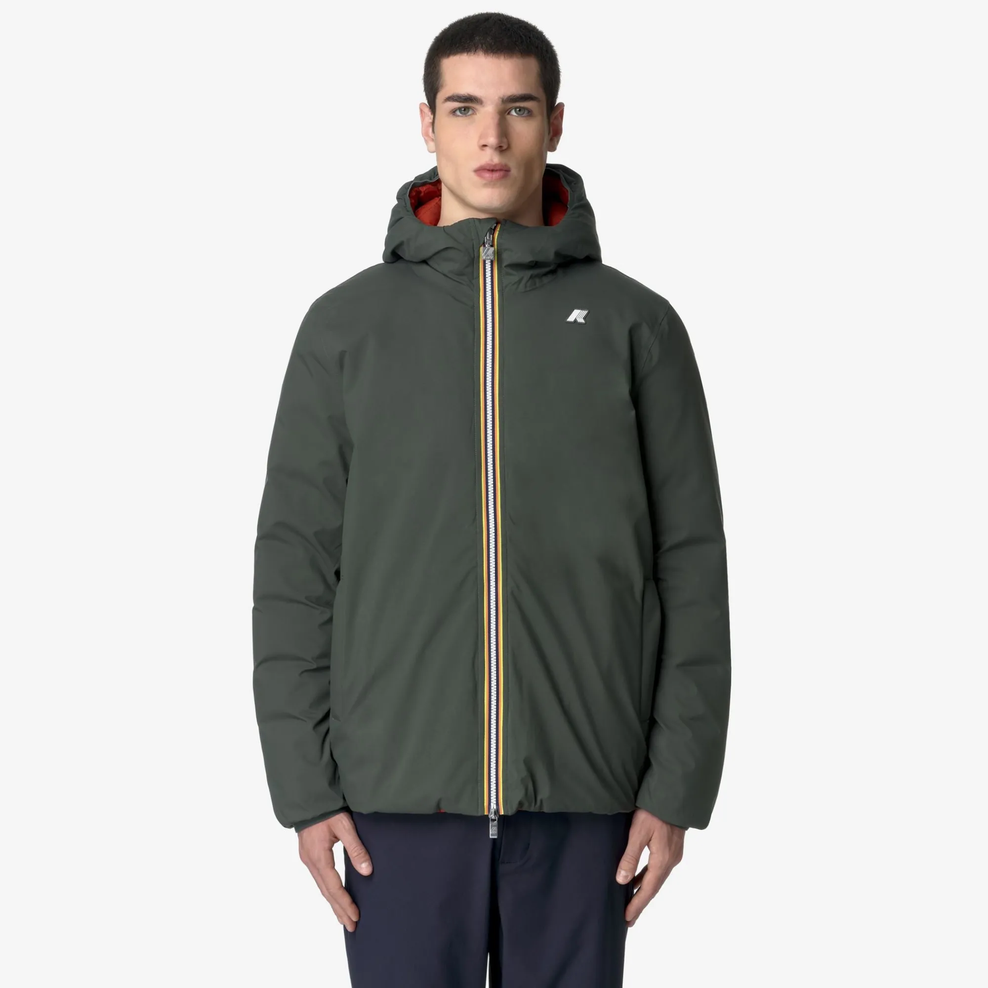Uomo K-Way Giacche Corte^JACK ST THERMO REVERSIBLE