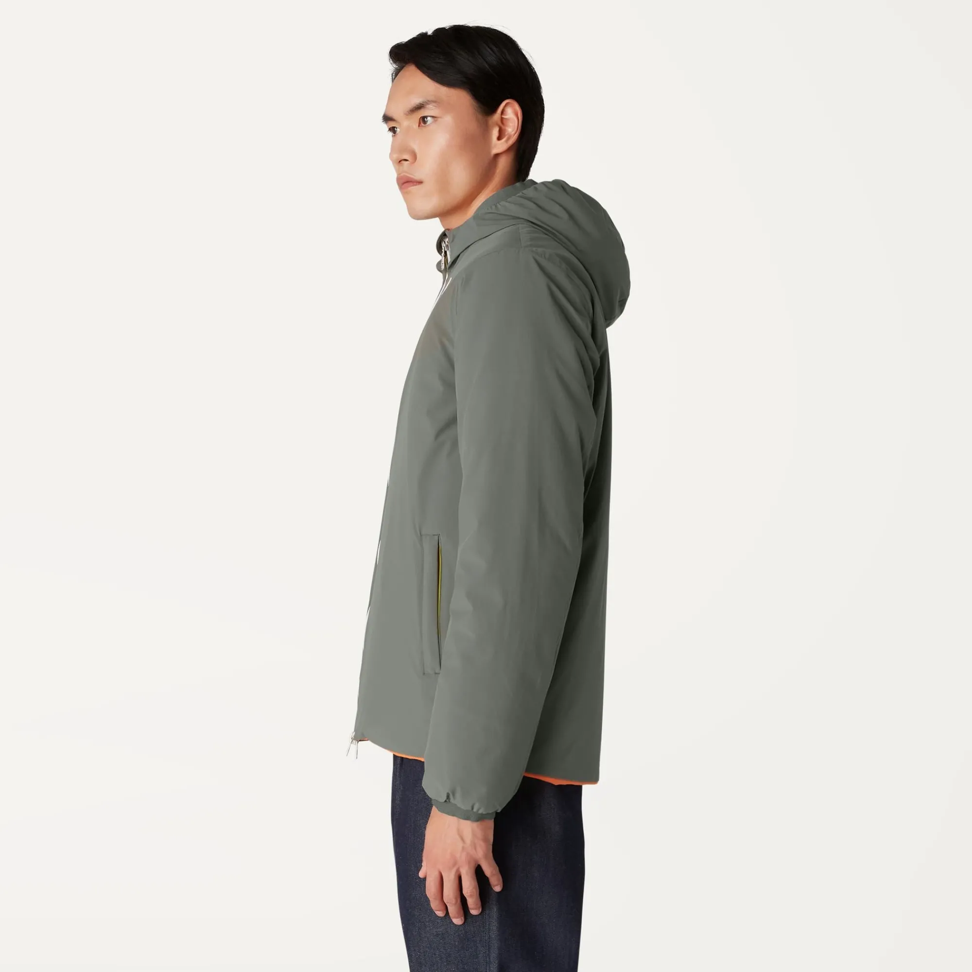 Uomo K-Way Giacche Corte^JACQUES WARM REVERSIBLE