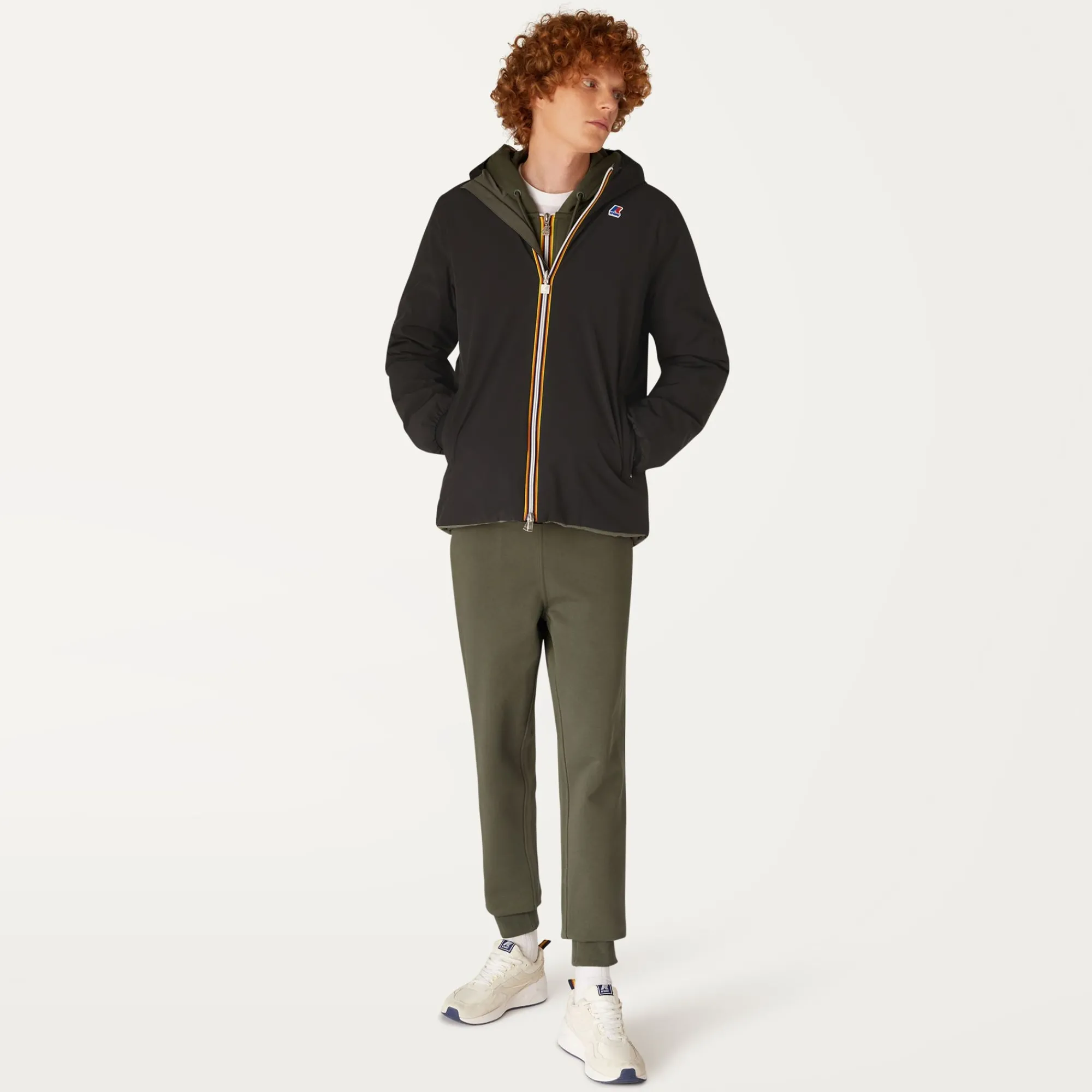 Uomo K-Way Giacche Corte^JACQUES WARM REVERSIBLE