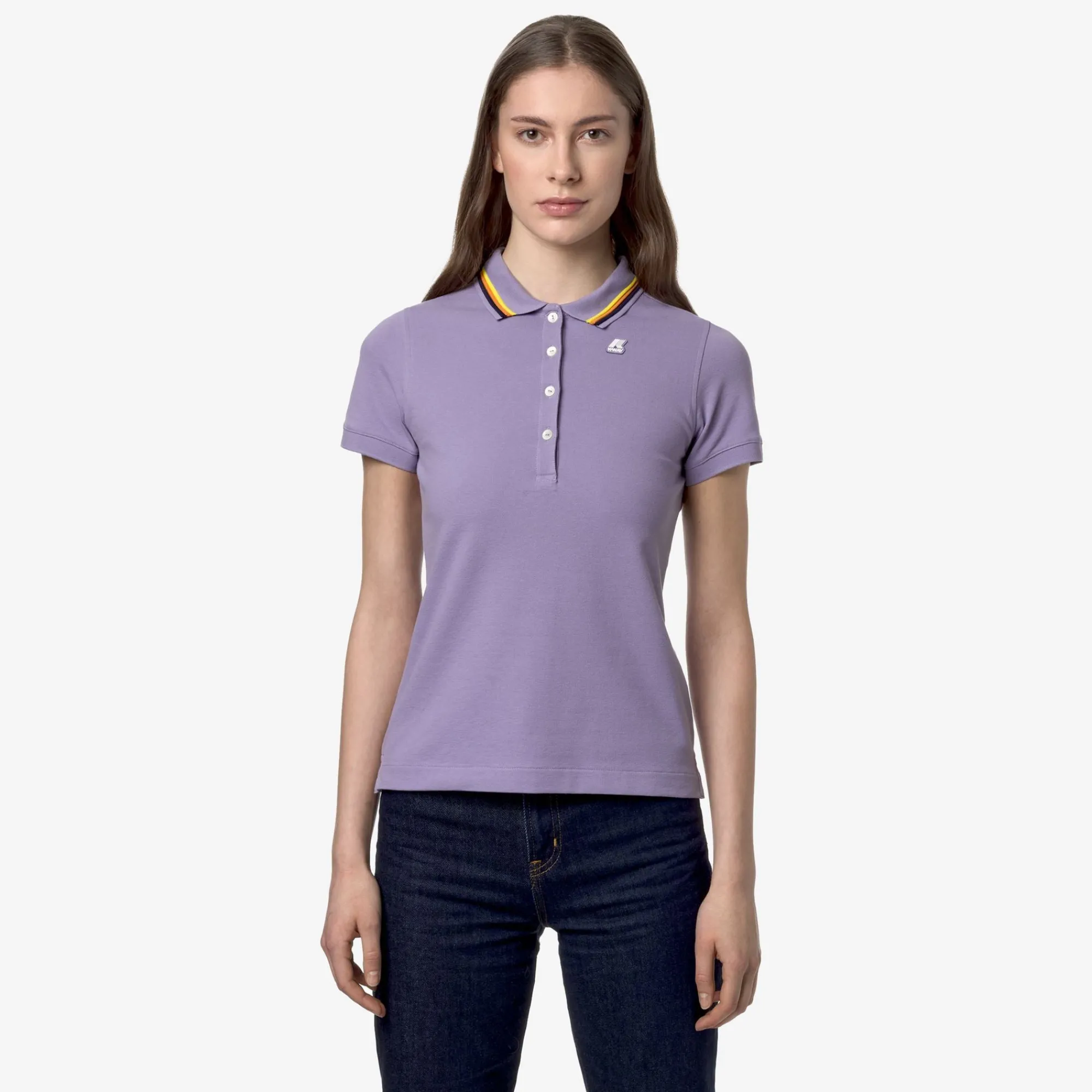 Donna K-Way Polo^JEANNINE