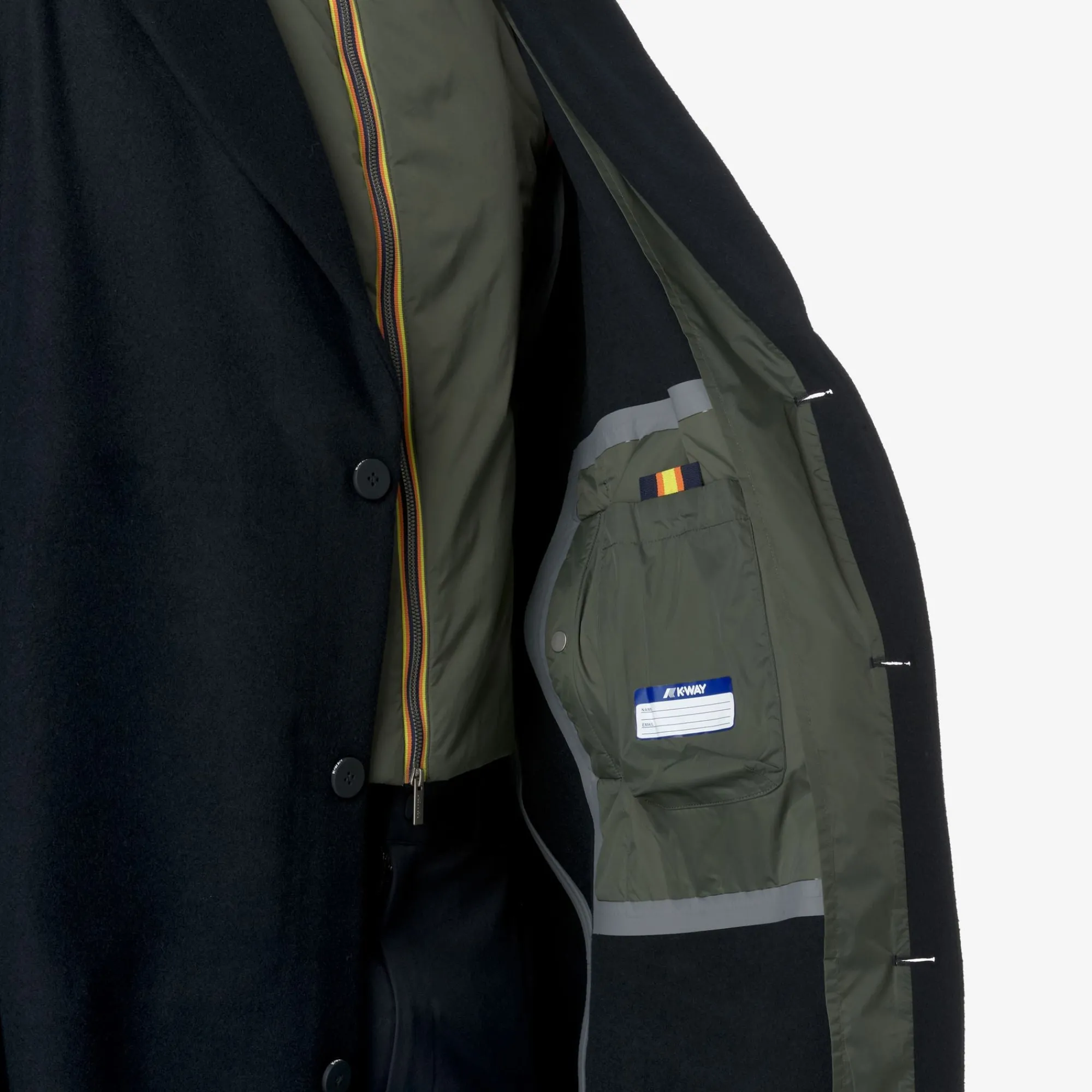 Uomo K-Way Piumini E Giacche Lunghe^JENZAC WOOLMARK