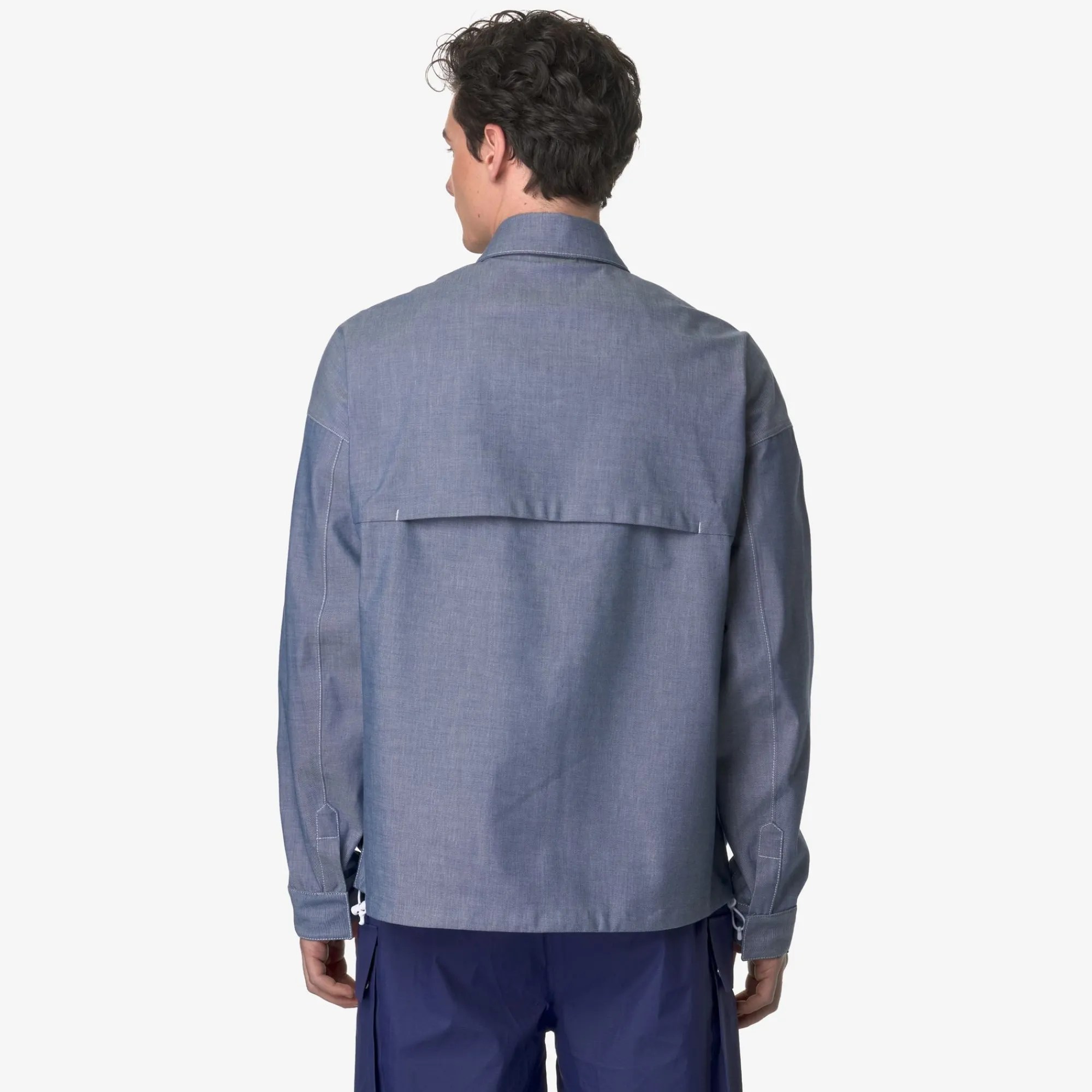 Uomo K-Way Giacche Corte^KAYEL CHAMBRAY 3L