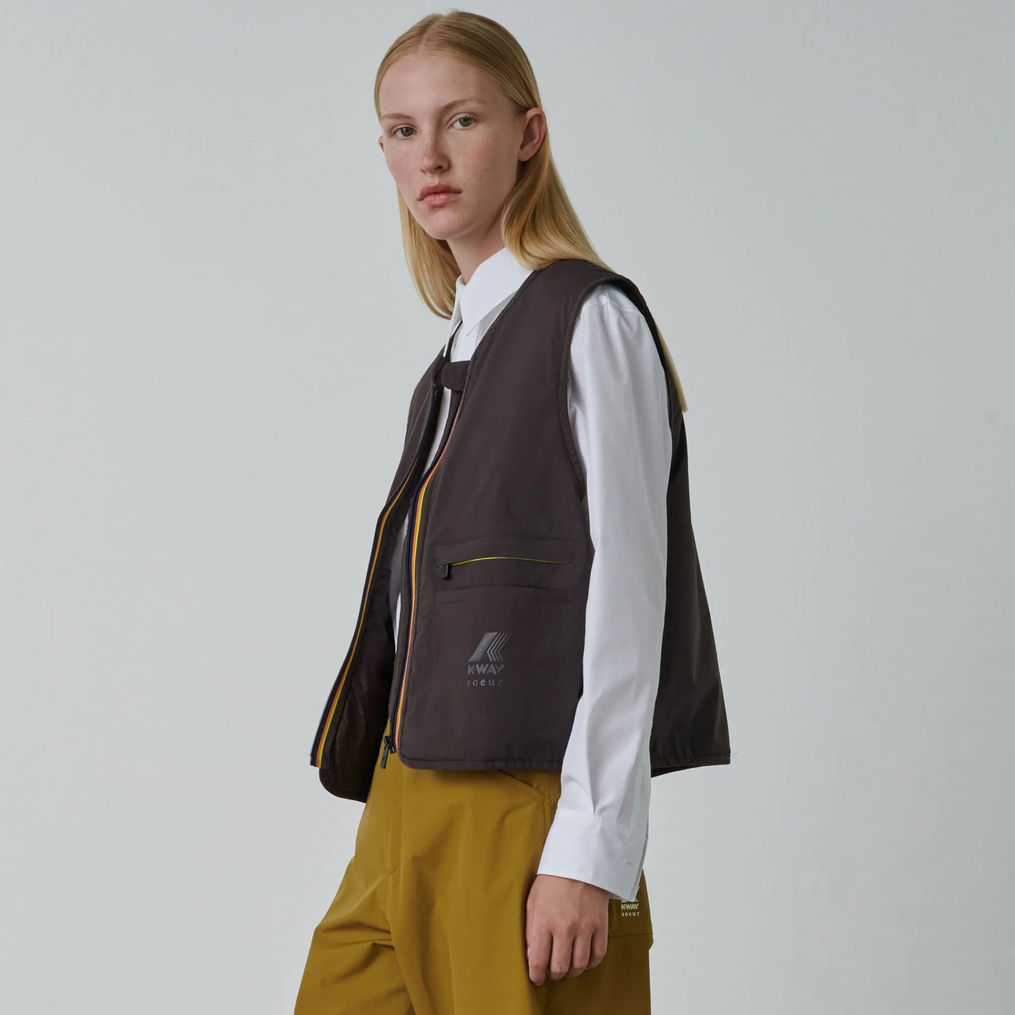 Donna K-Way Gilet^LE VRAI 2.1 AMIABLE LARZAC SOEUR