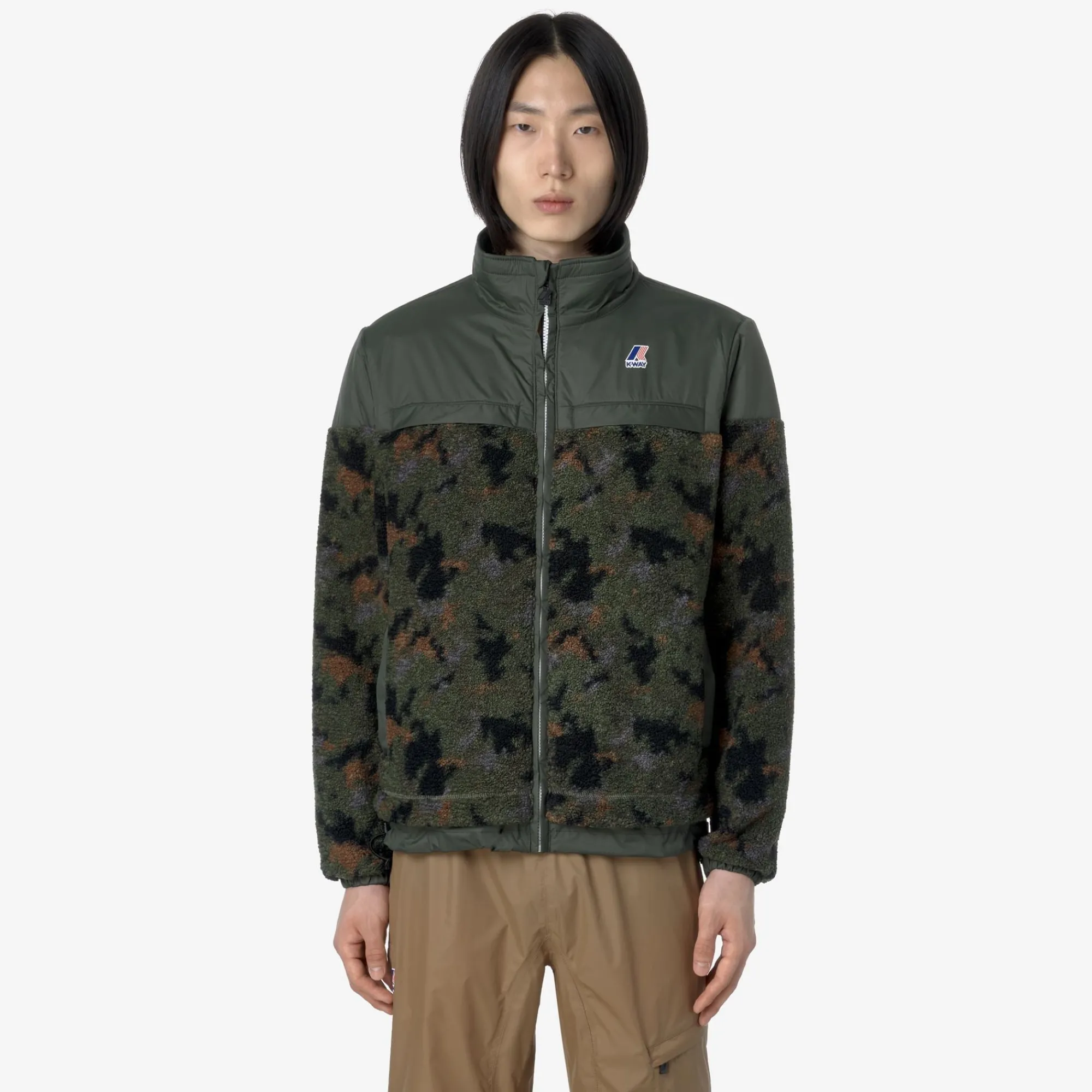 Donna K-Way Felpe|Felpe^LE VRAI 3.0 JILDE PRINTED ORSETTO