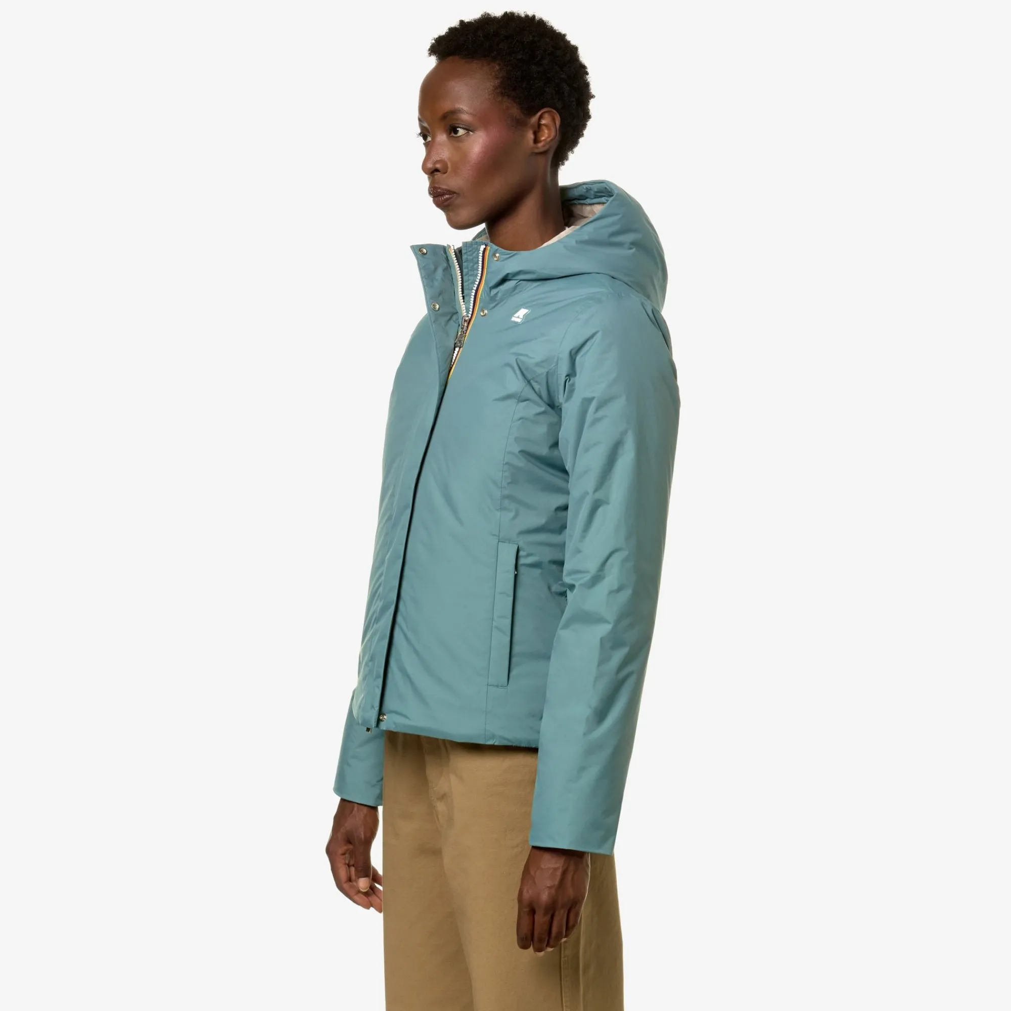 Donna K-Way Giacche Corte^LILY MICRO RIPSTOP MARMOTTA