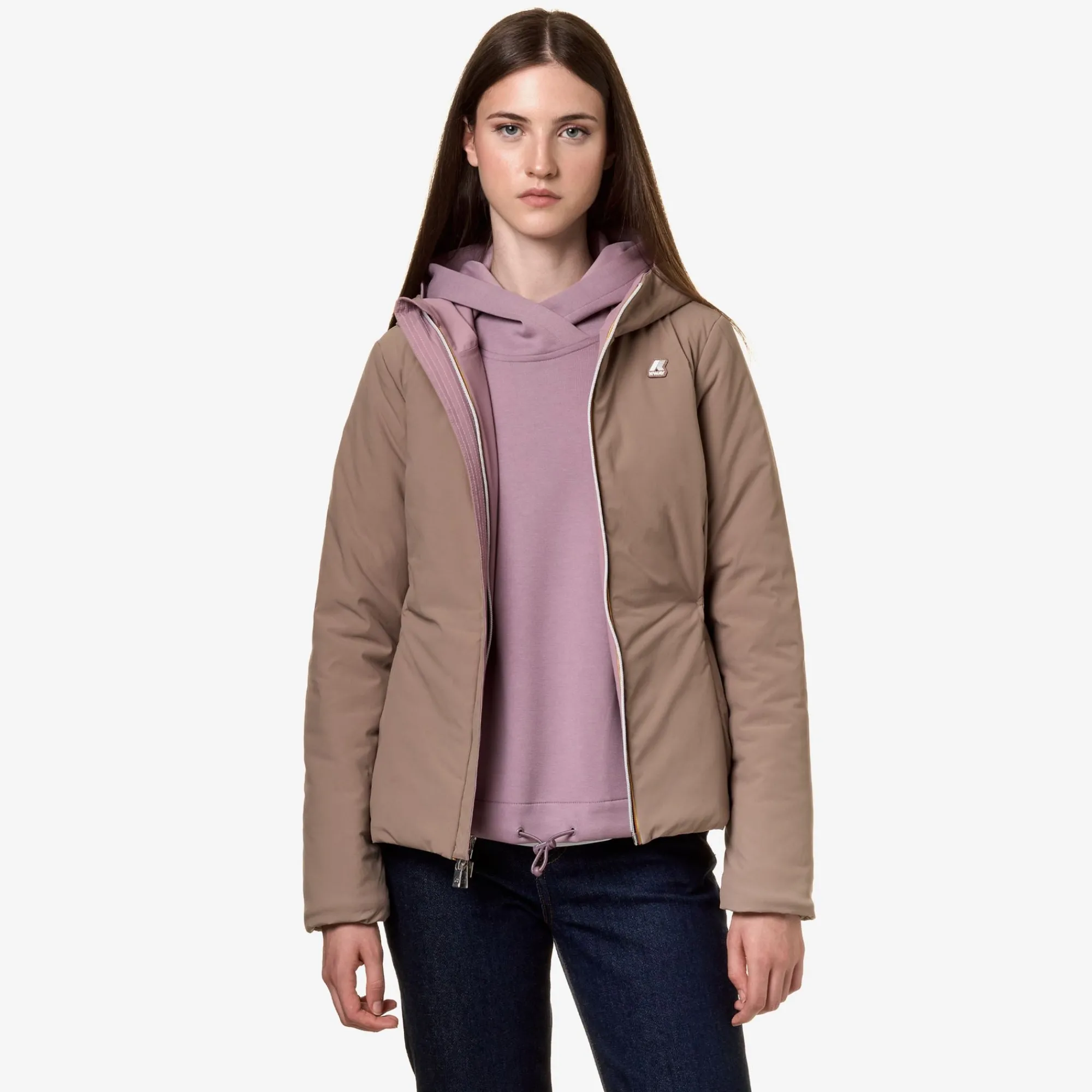 Donna K-Way Giacche Corte^LILY ST WARM REVERSIBLE