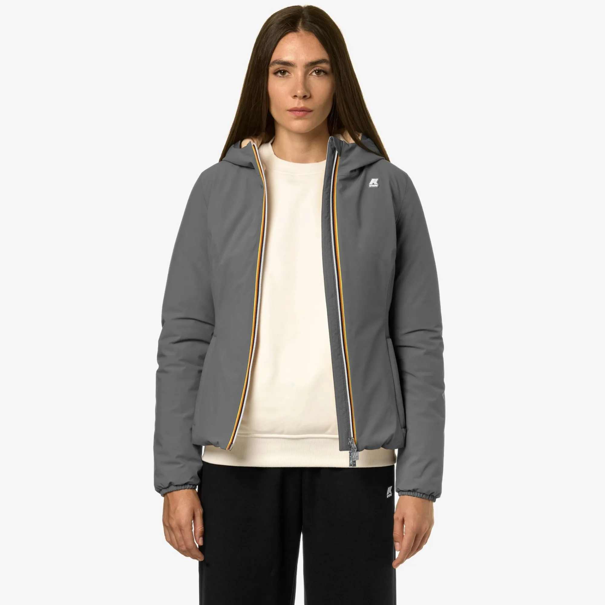Donna K-Way Giacche Corte^LILY ST WARM REVERSIBLE