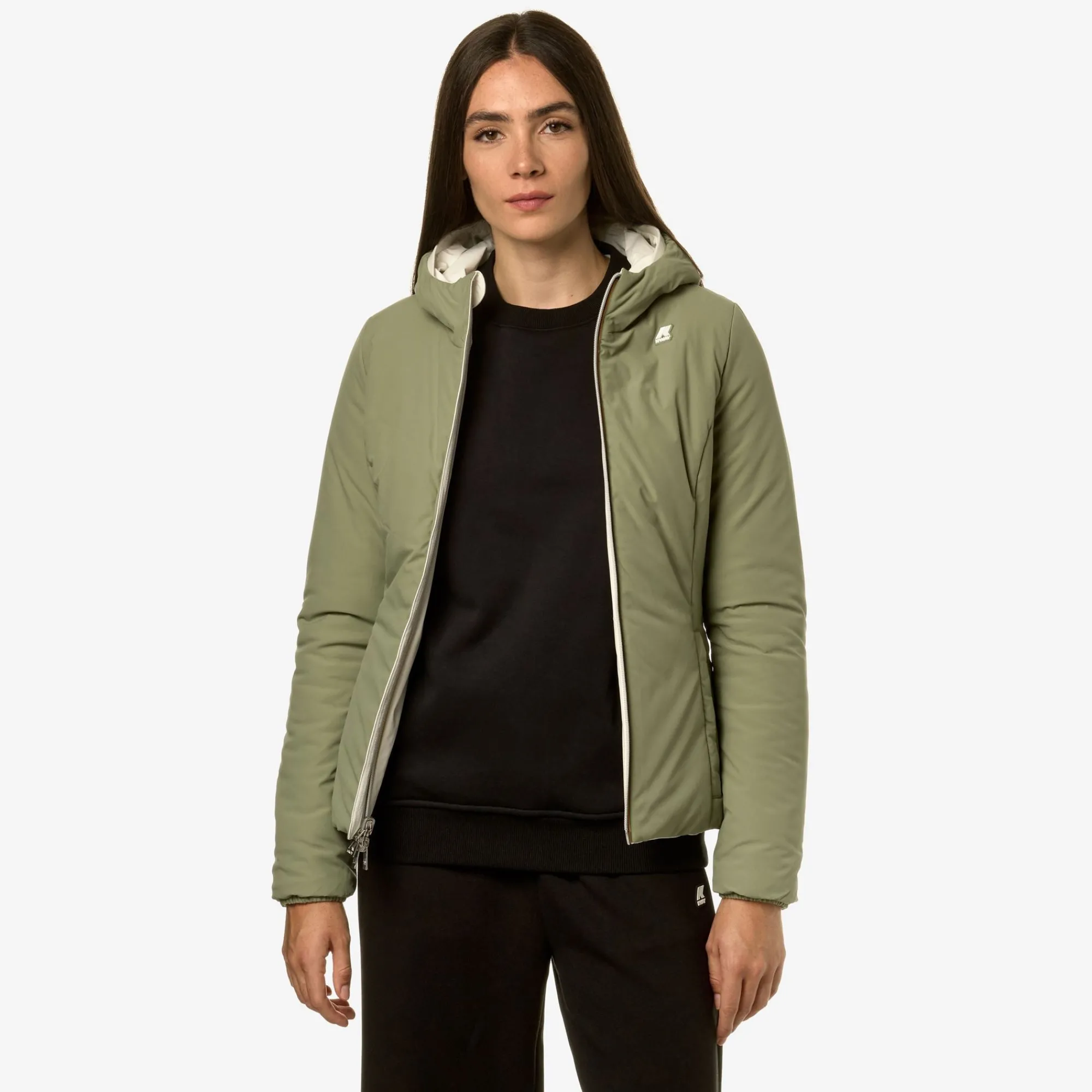 Donna K-Way Giacche Corte^LILY ST WARM REVERSIBLE