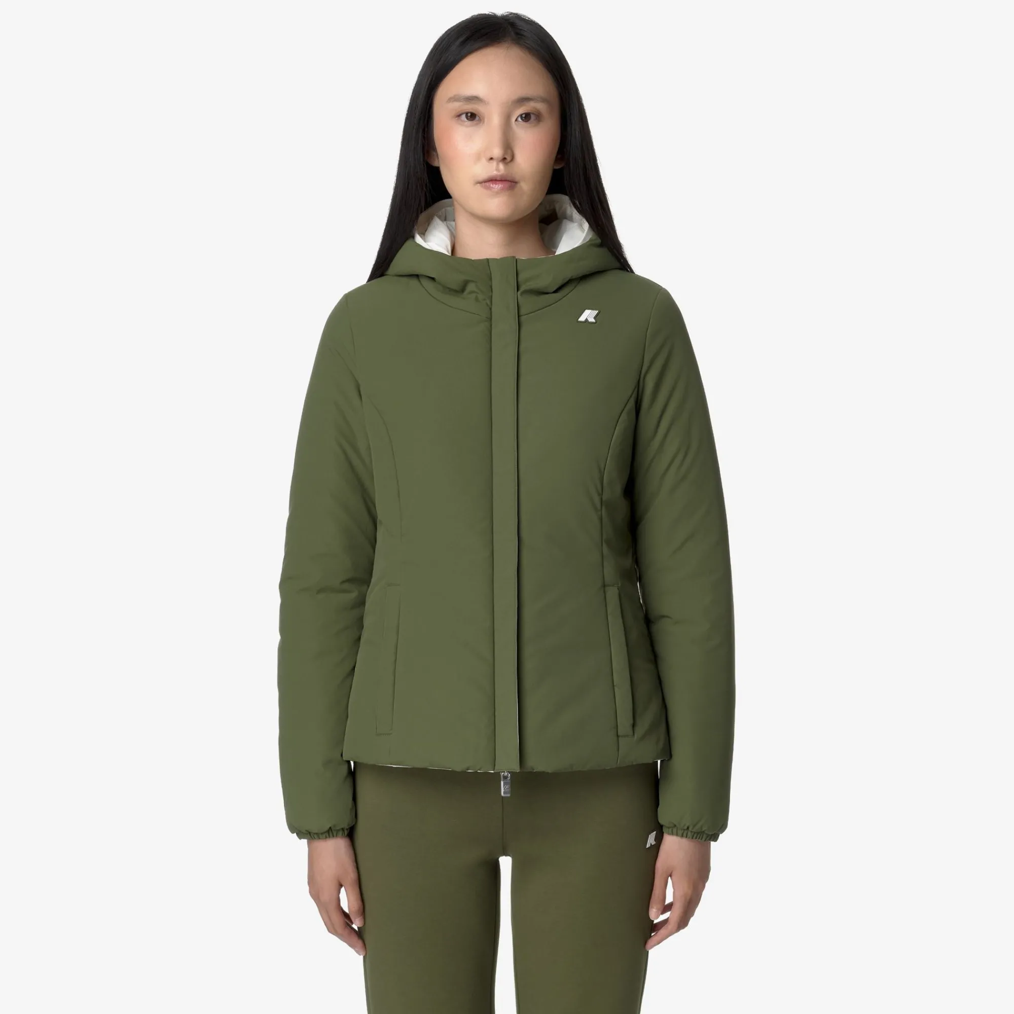 Donna K-Way Giacche Corte^LILY ST WARM REVERSIBLE