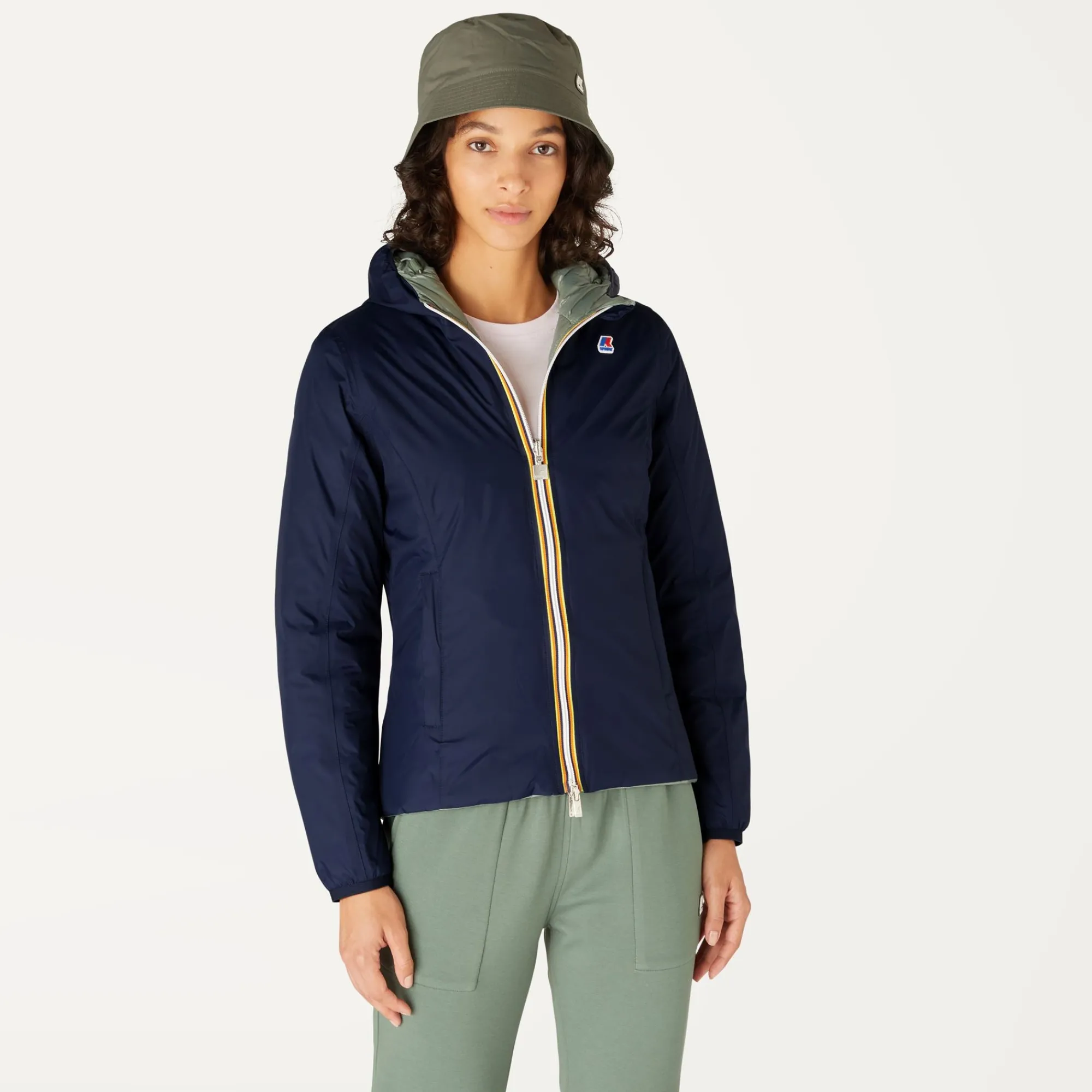 Donna K-Way Giacche Corte^LILY THERMO PLUS.2 REVERSIBLE