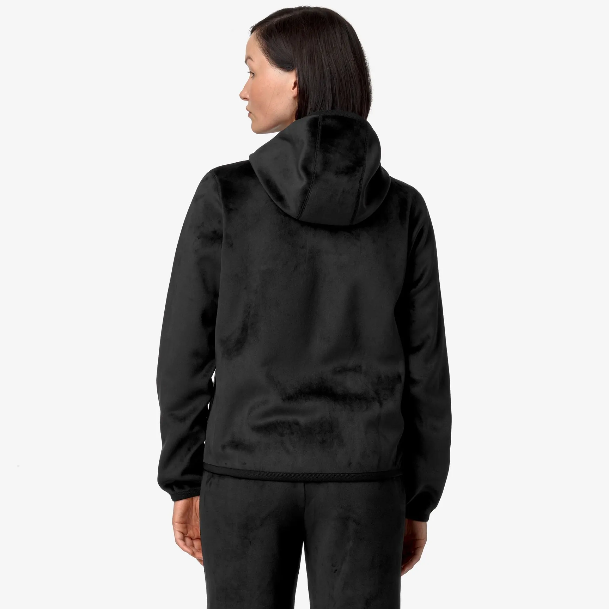 Donna K-Way Felpe^LILY VELOUR POLAR REVERSIBLE