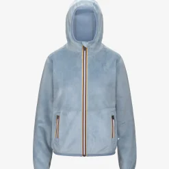 Donna K-Way Felpe^LILY VELOUR POLAR REVERSIBLE