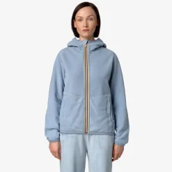 Donna K-Way Felpe^LILY VELOUR POLAR REVERSIBLE
