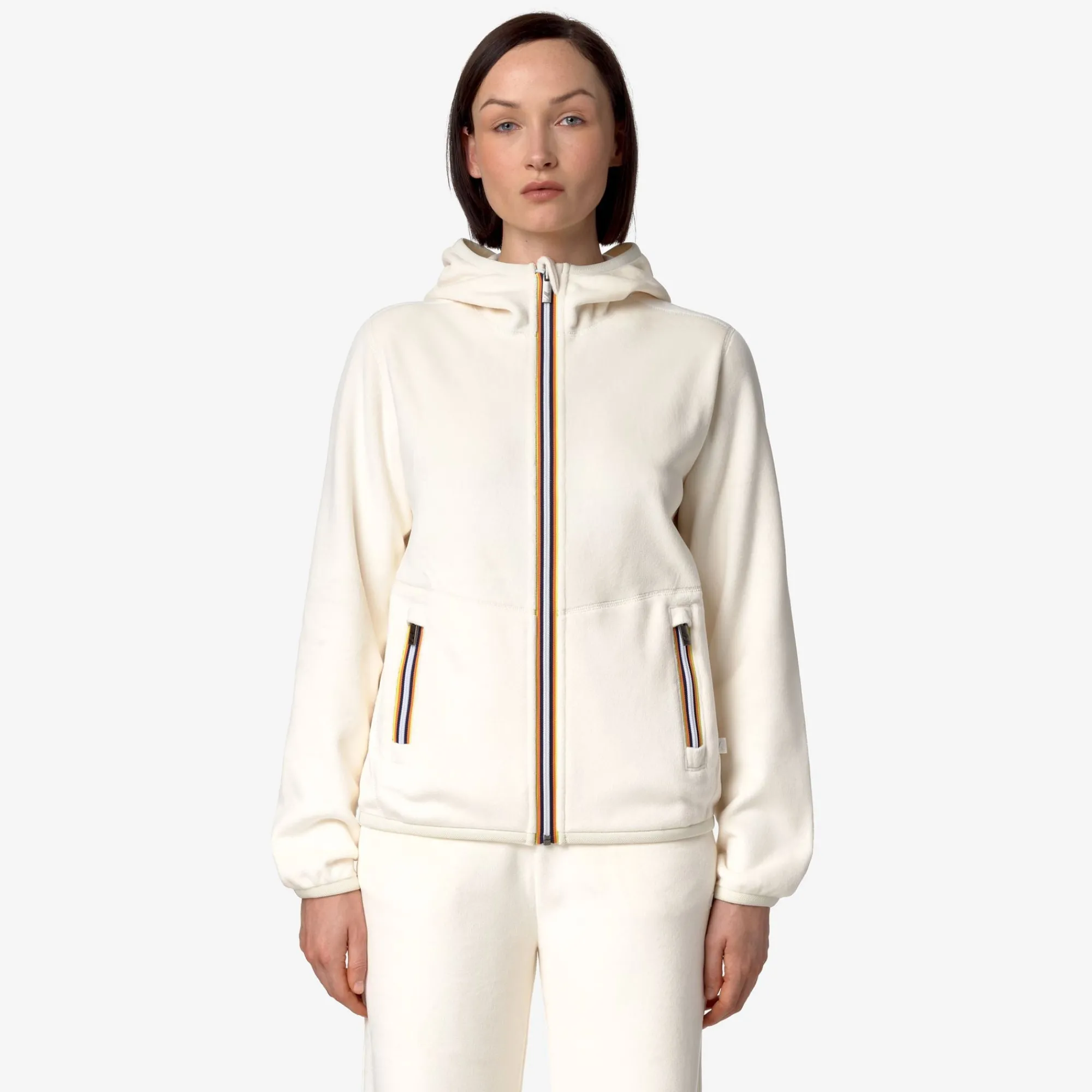 Donna K-Way Felpe^LILY VELOUR POLAR REVERSIBLE