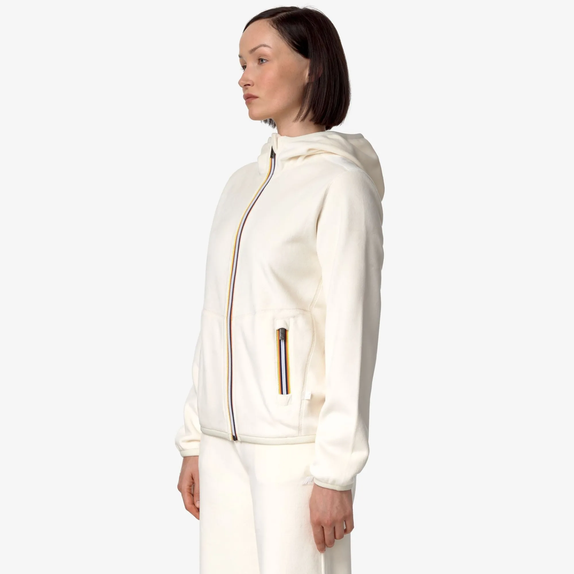 Donna K-Way Felpe^LILY VELOUR POLAR REVERSIBLE