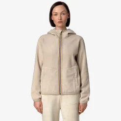 Donna K-Way Felpe^LILY VELOUR POLAR REVERSIBLE